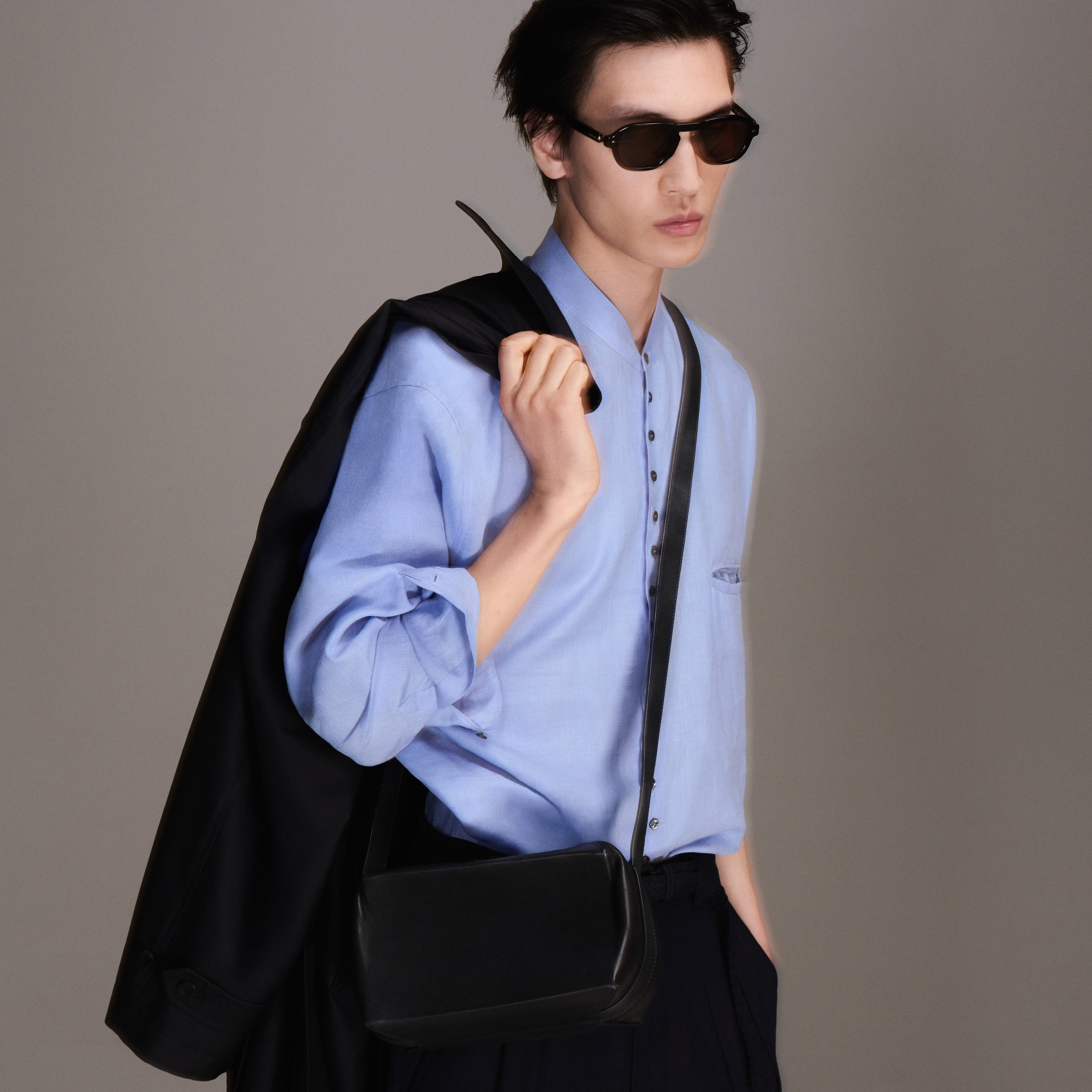 ネクタイ ピュアシルク ジャカード幾何学モチーフ | Giorgio Armani