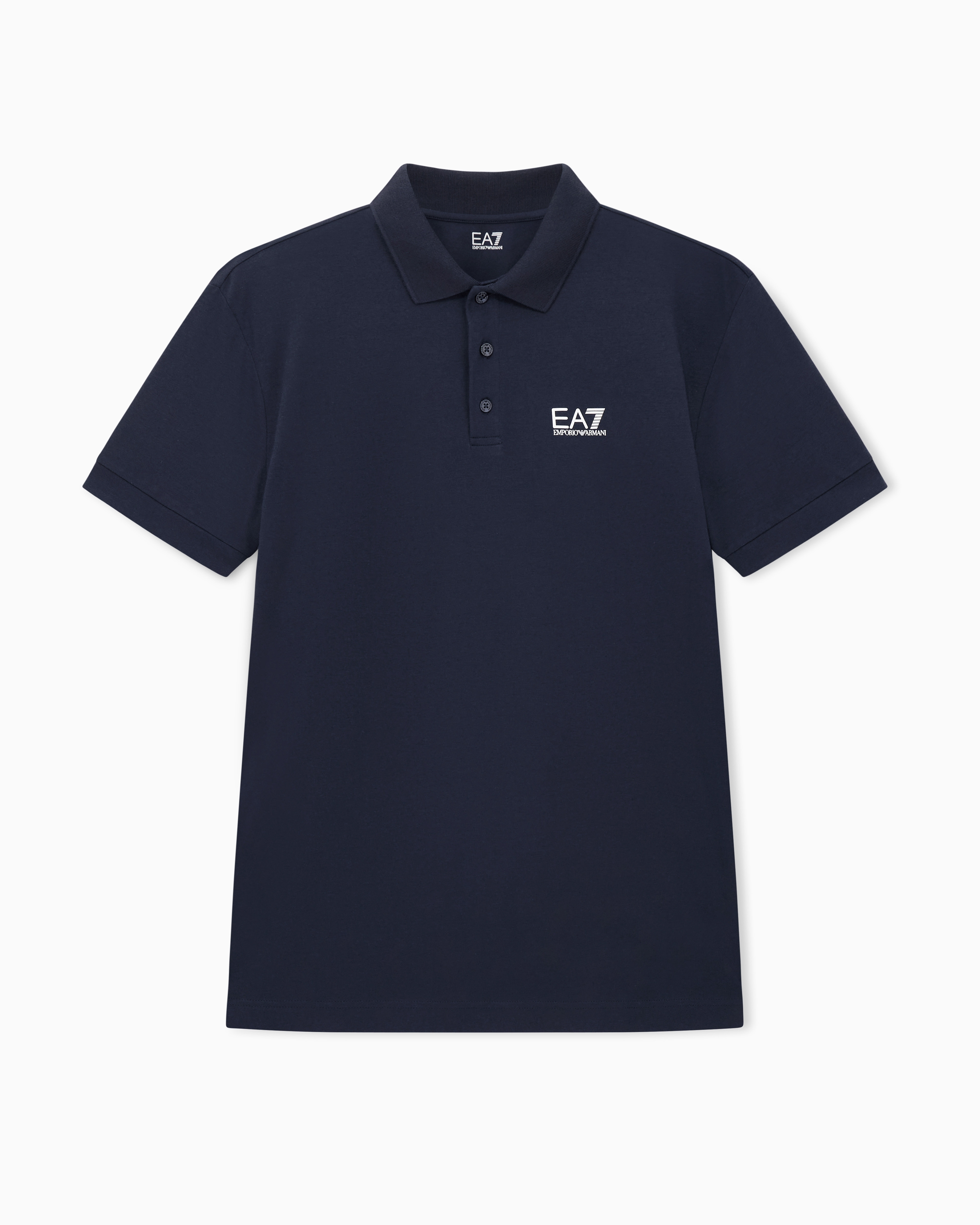 Polo shirt Core Identity slim fit in stretch cotton jersey | EA7