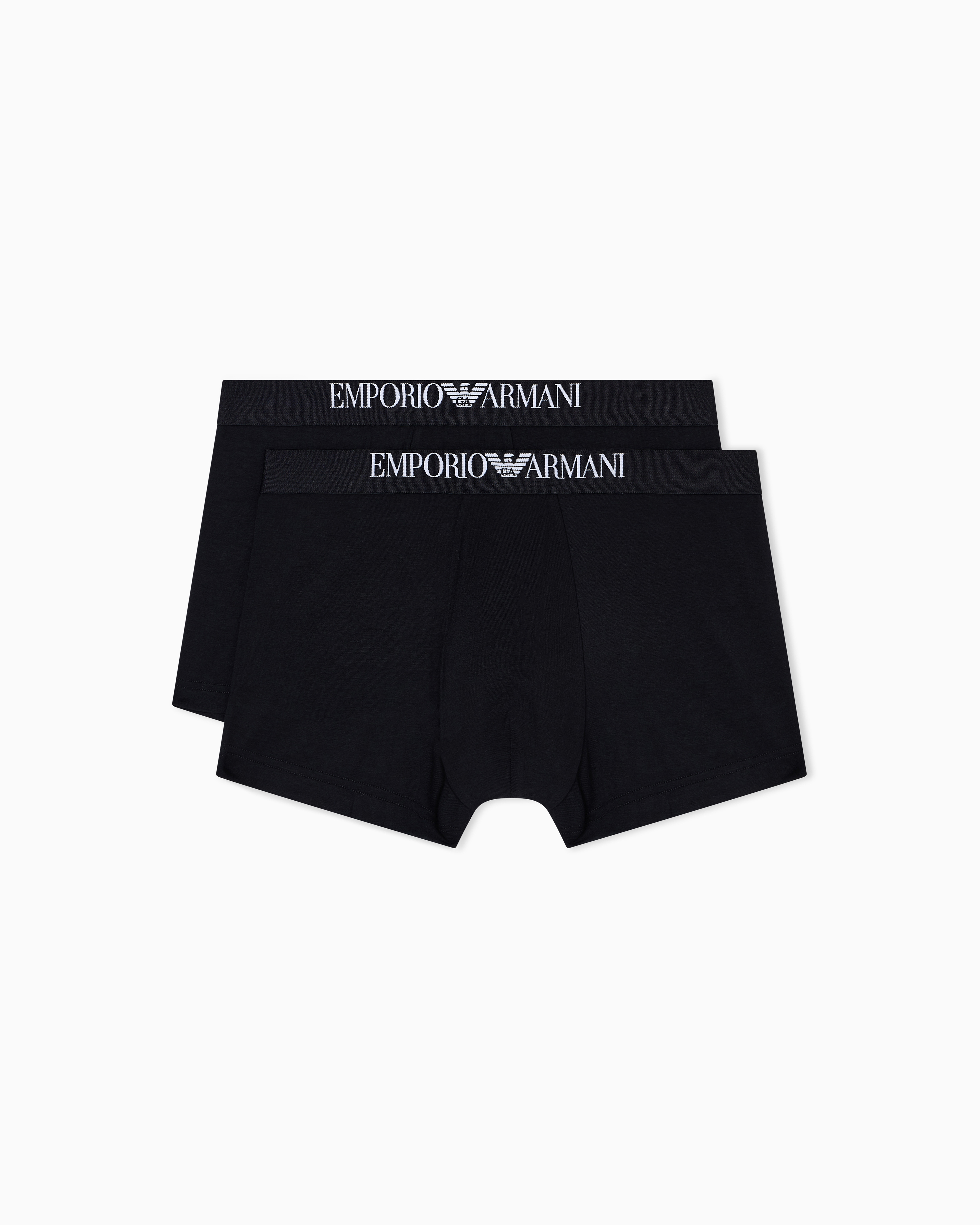 Two-pack of viscose jersey boxer briefs | Emporio Armani US