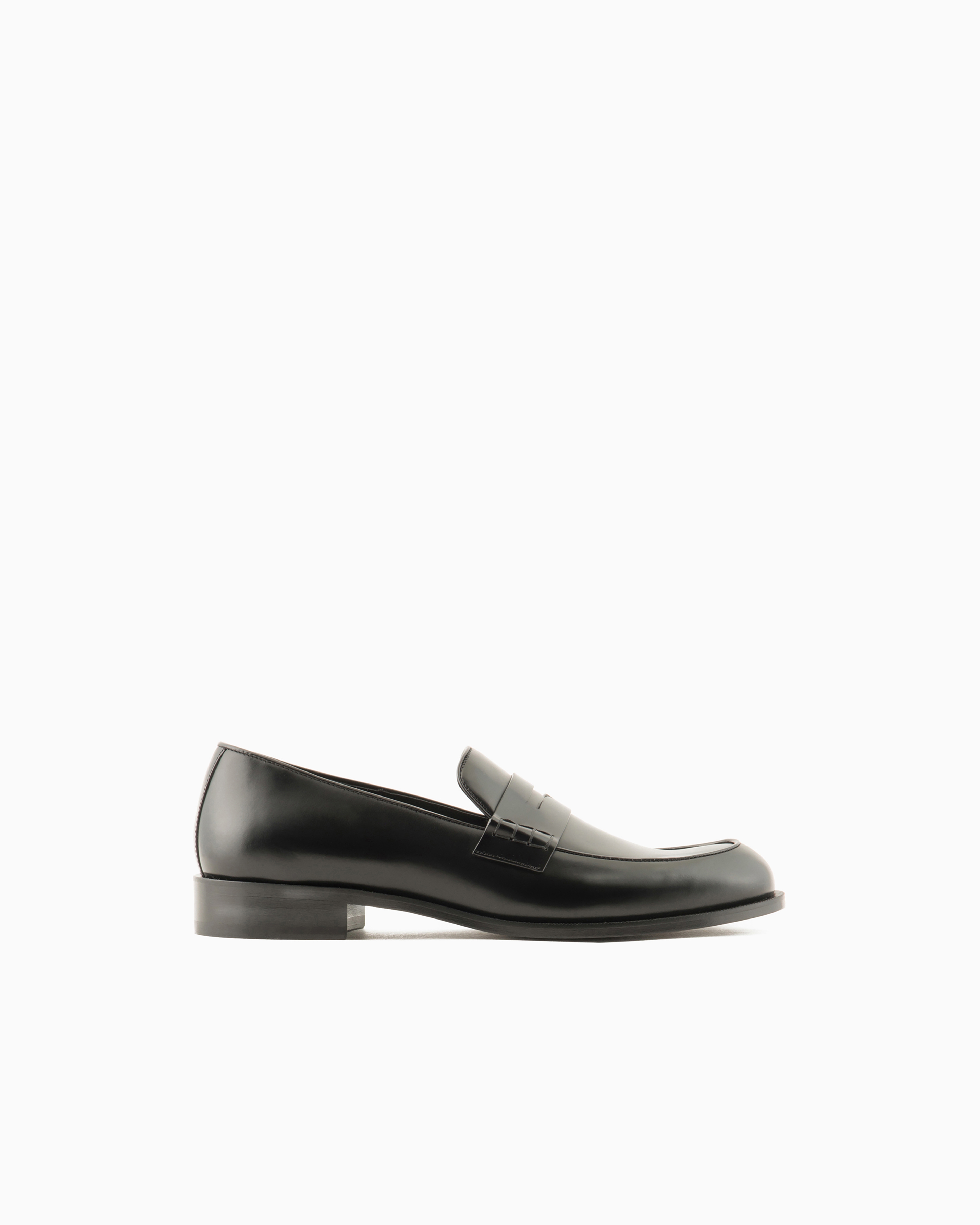 Leather loafers | Giorgio Armani US