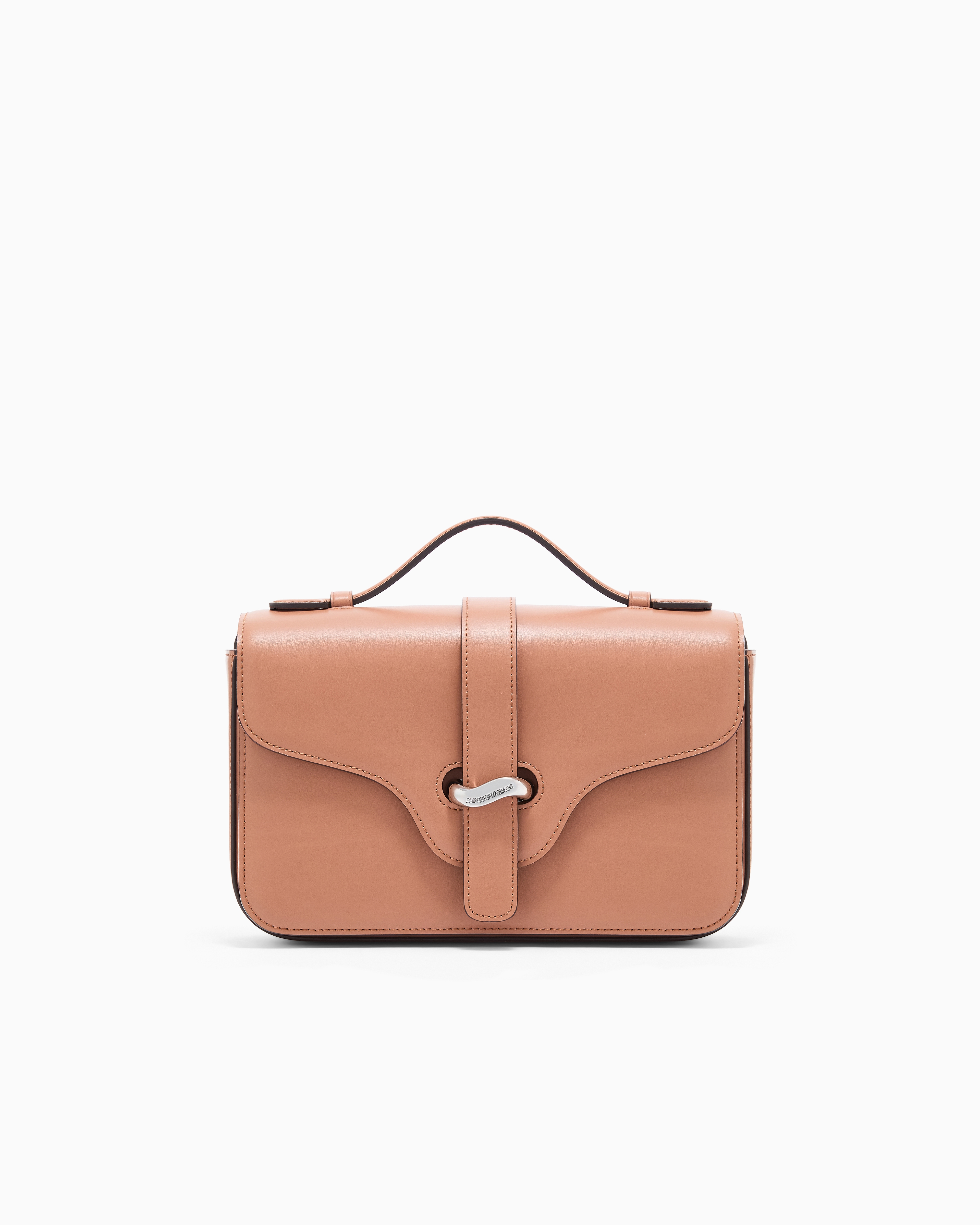 Smooth leather shoulder bag | Emporio Armani