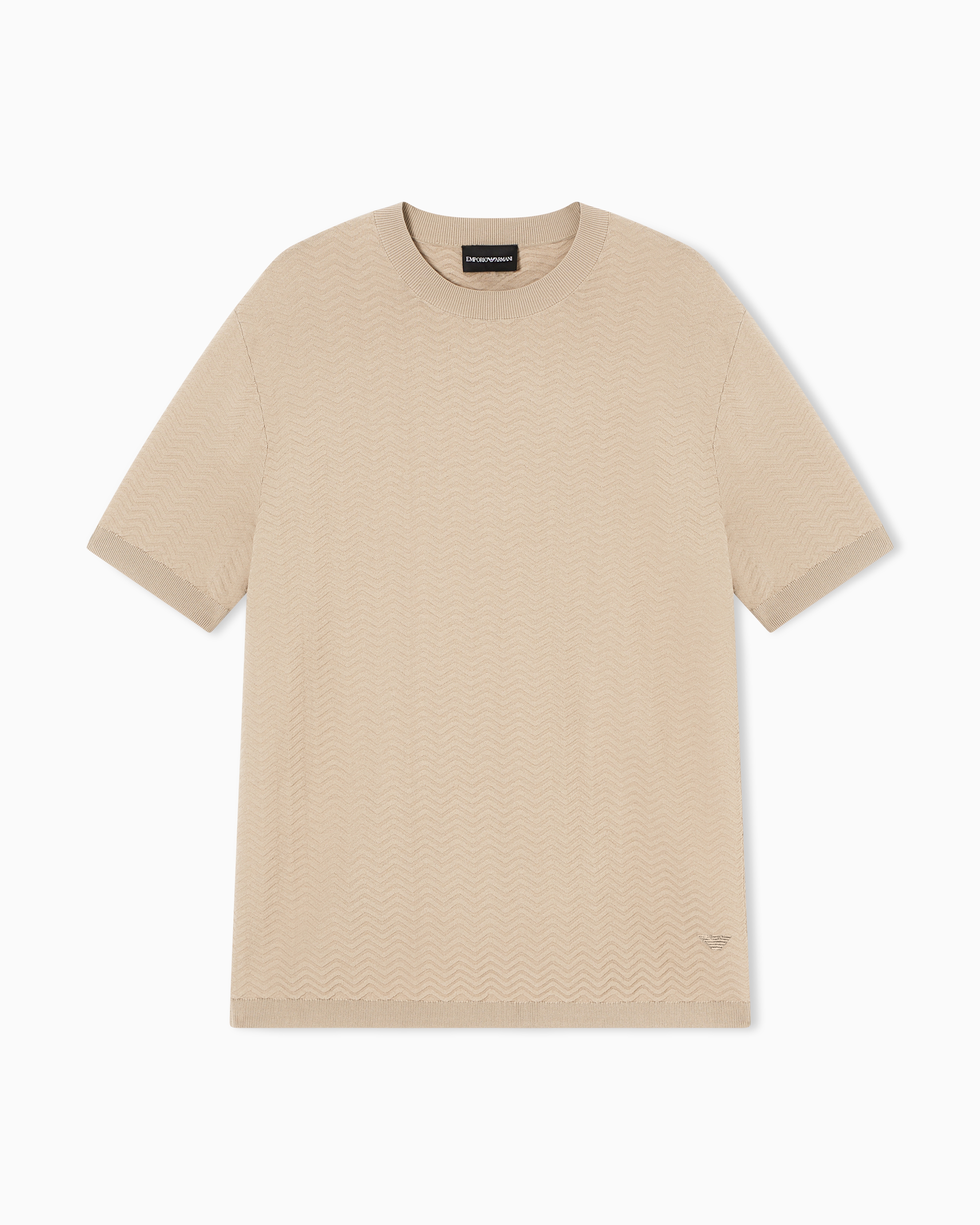 Icon セーター ビスコース混紡 シェブロンニット | Emporio Armani