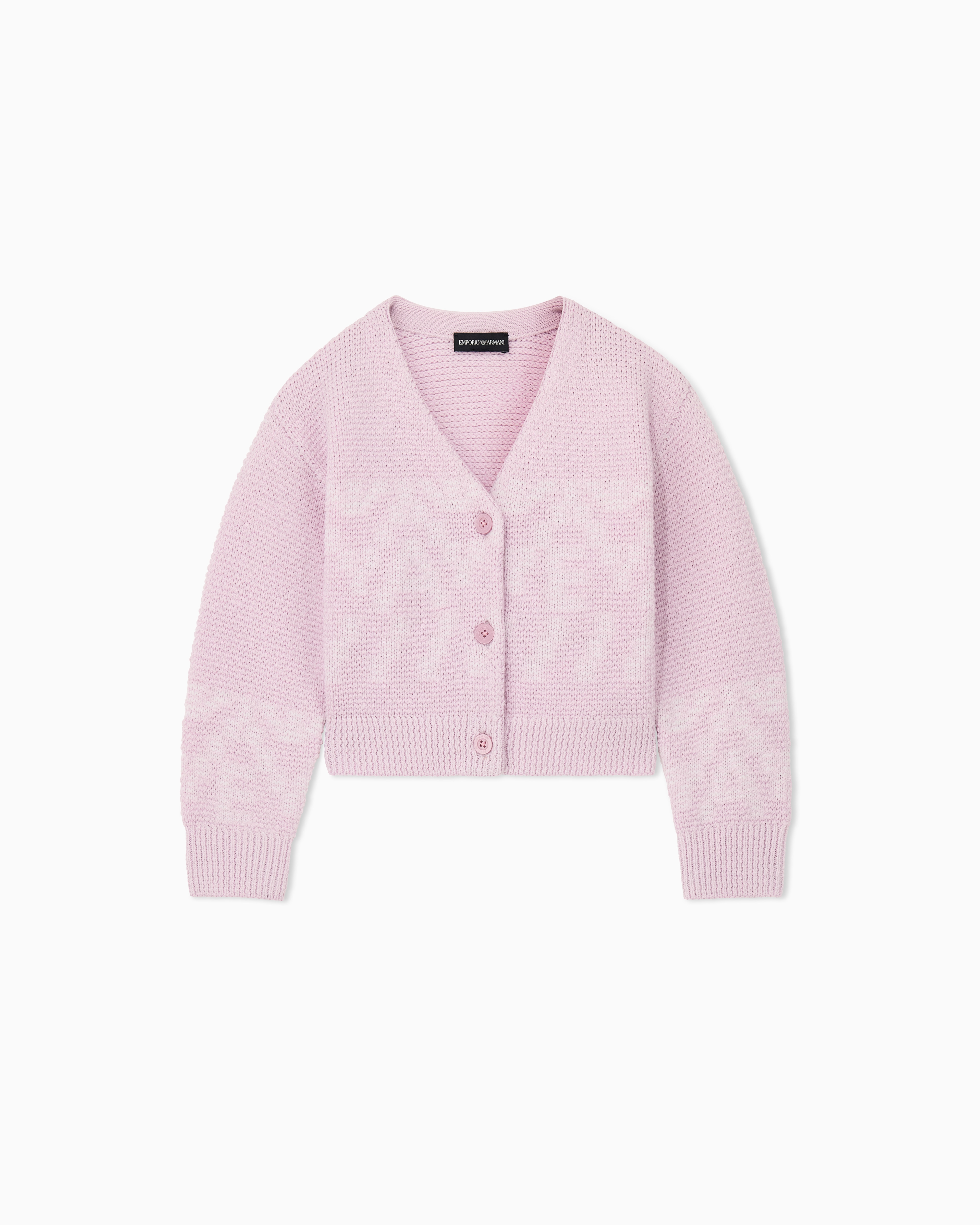 ウィメンズ 3つボタン Vネック ニットカーディガン | Emporio Armani JP