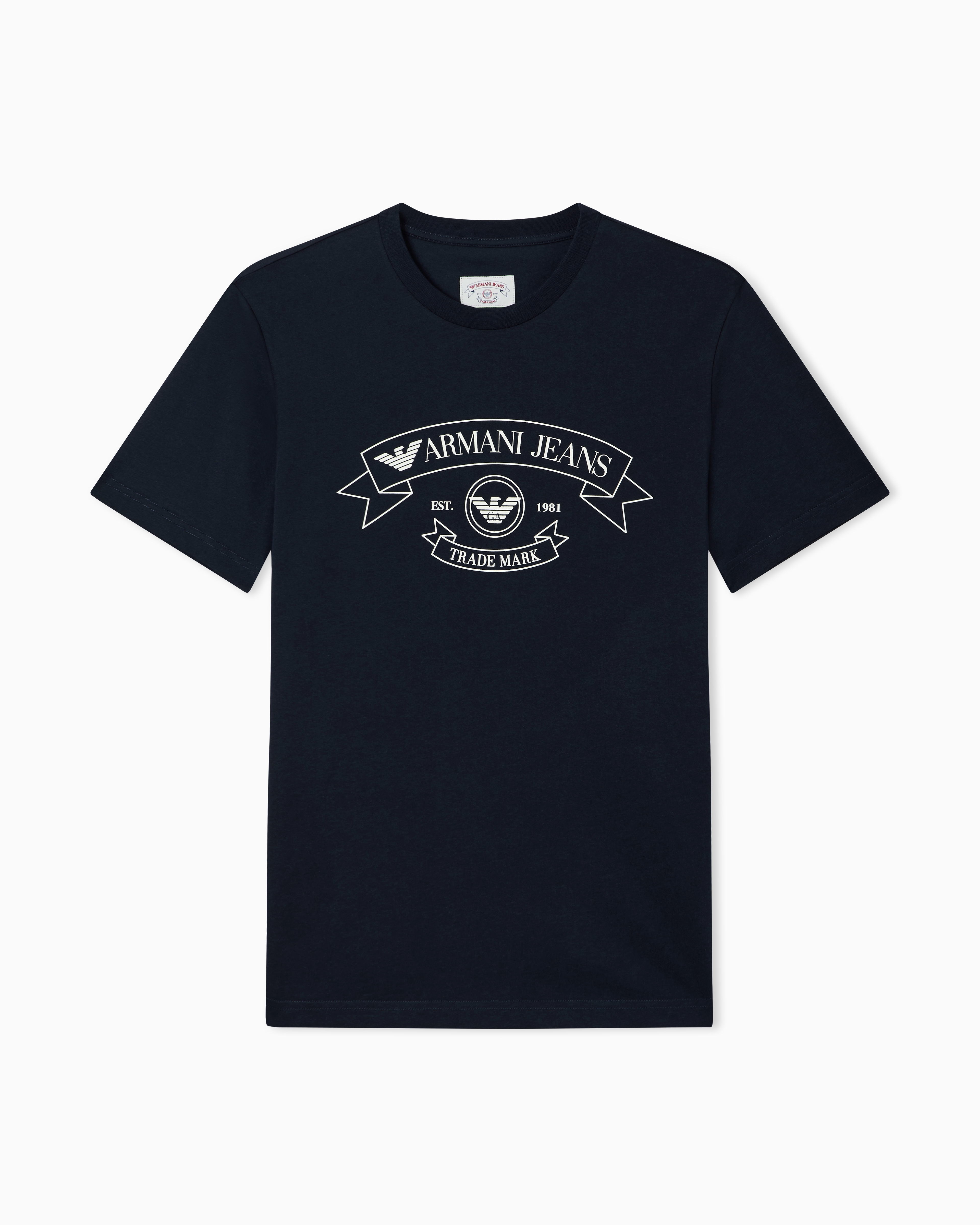 ARMANI JEANS - 新品‼️#アルマーニジーンズ チュニック丈プリントTシャツ Armani Jeans Tシャツ ジャージー プリント | Emporio Armani JP