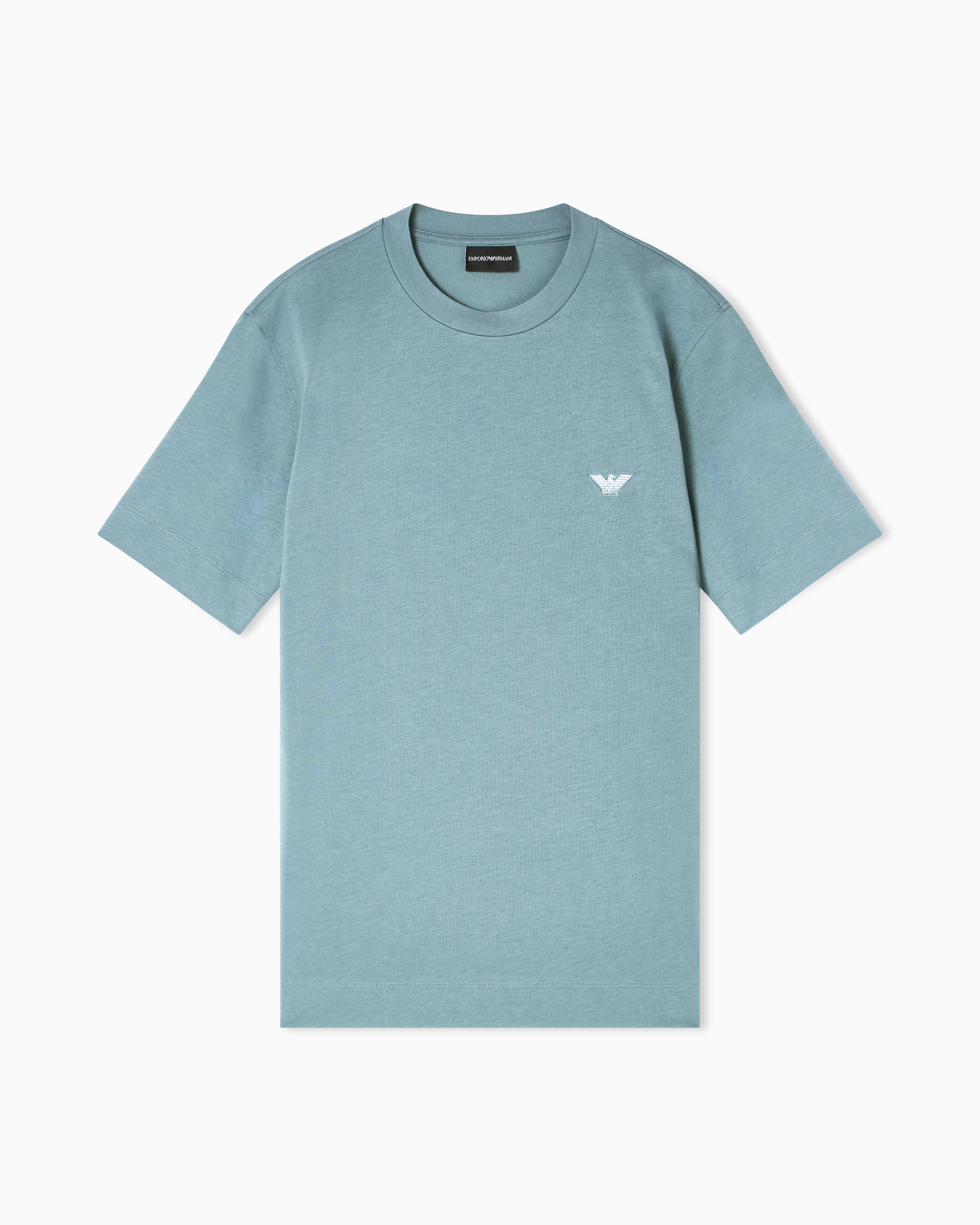 Slim-fit T-shirt in heavy jersey | Emporio Armani US