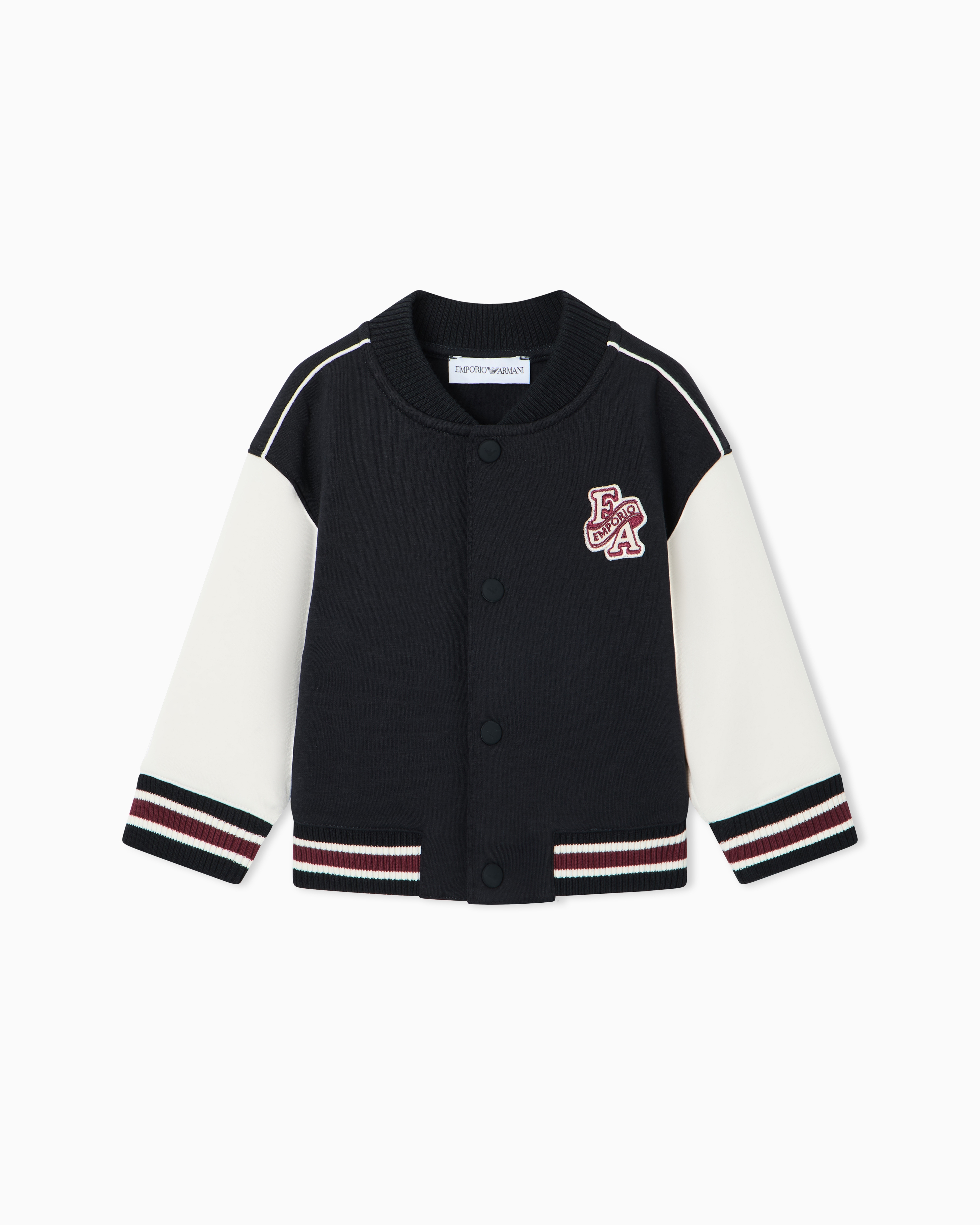 ダブルジャージー ボンバー スウェットシャツ | Emporio Armani JP