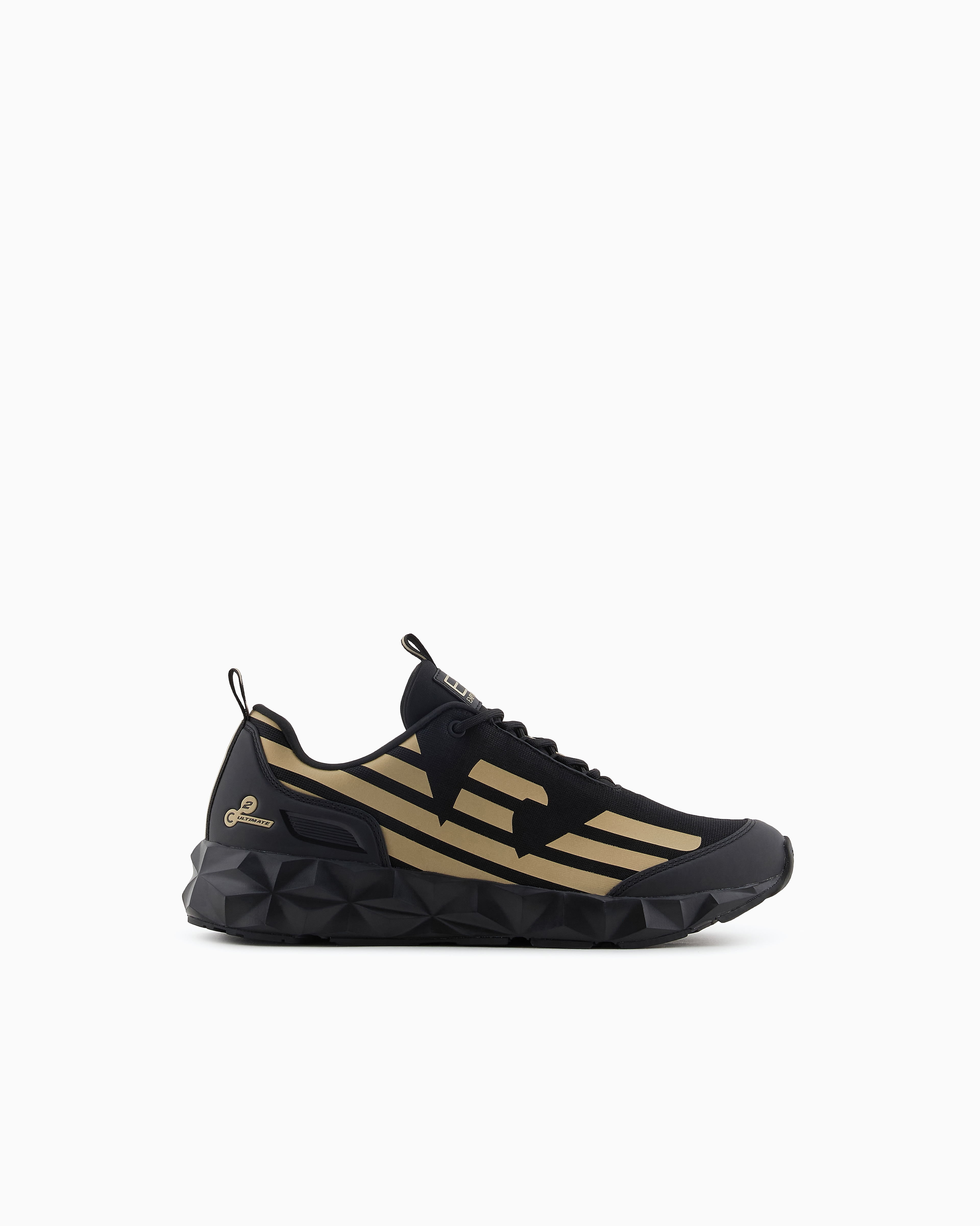 Fabric sneaker with suede inserts Vintage Running | EA7 AL