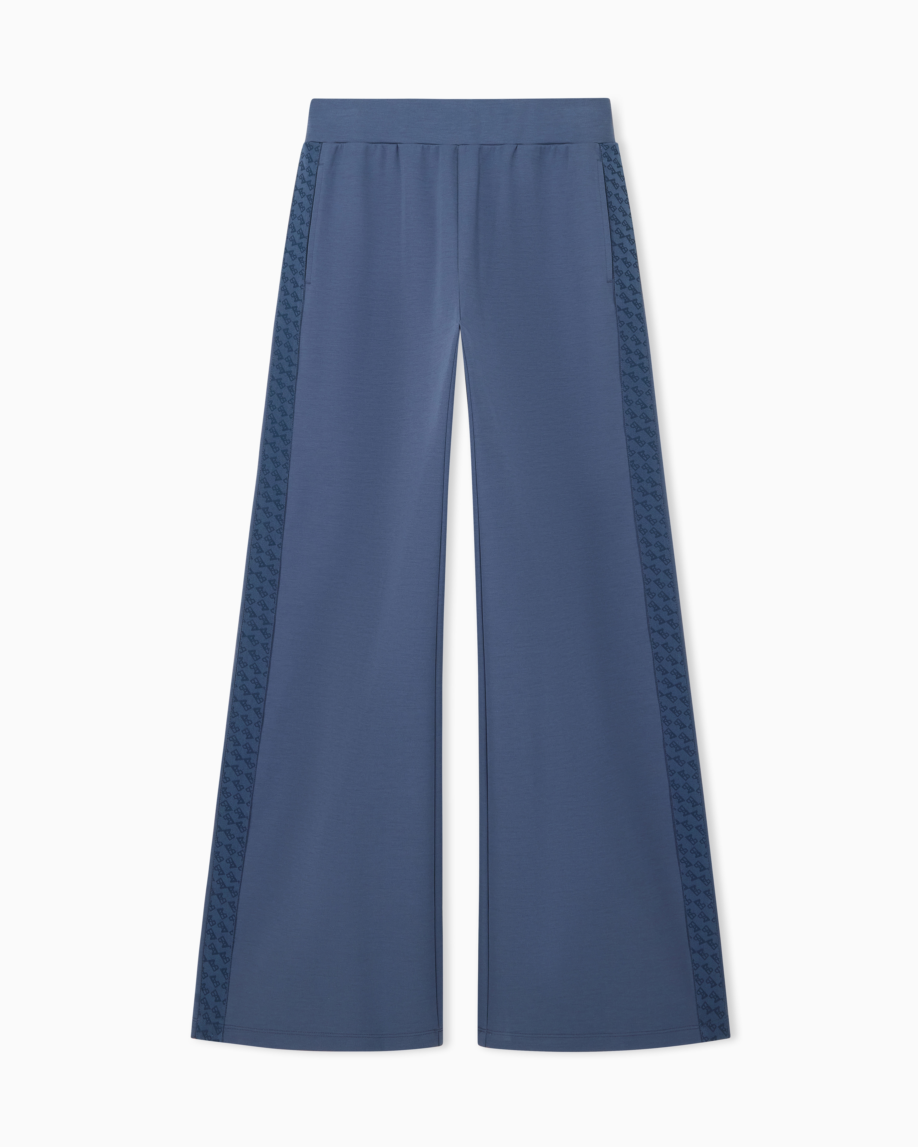 Oversized pants Logo Series in stretch cotton and modal | EA7 US