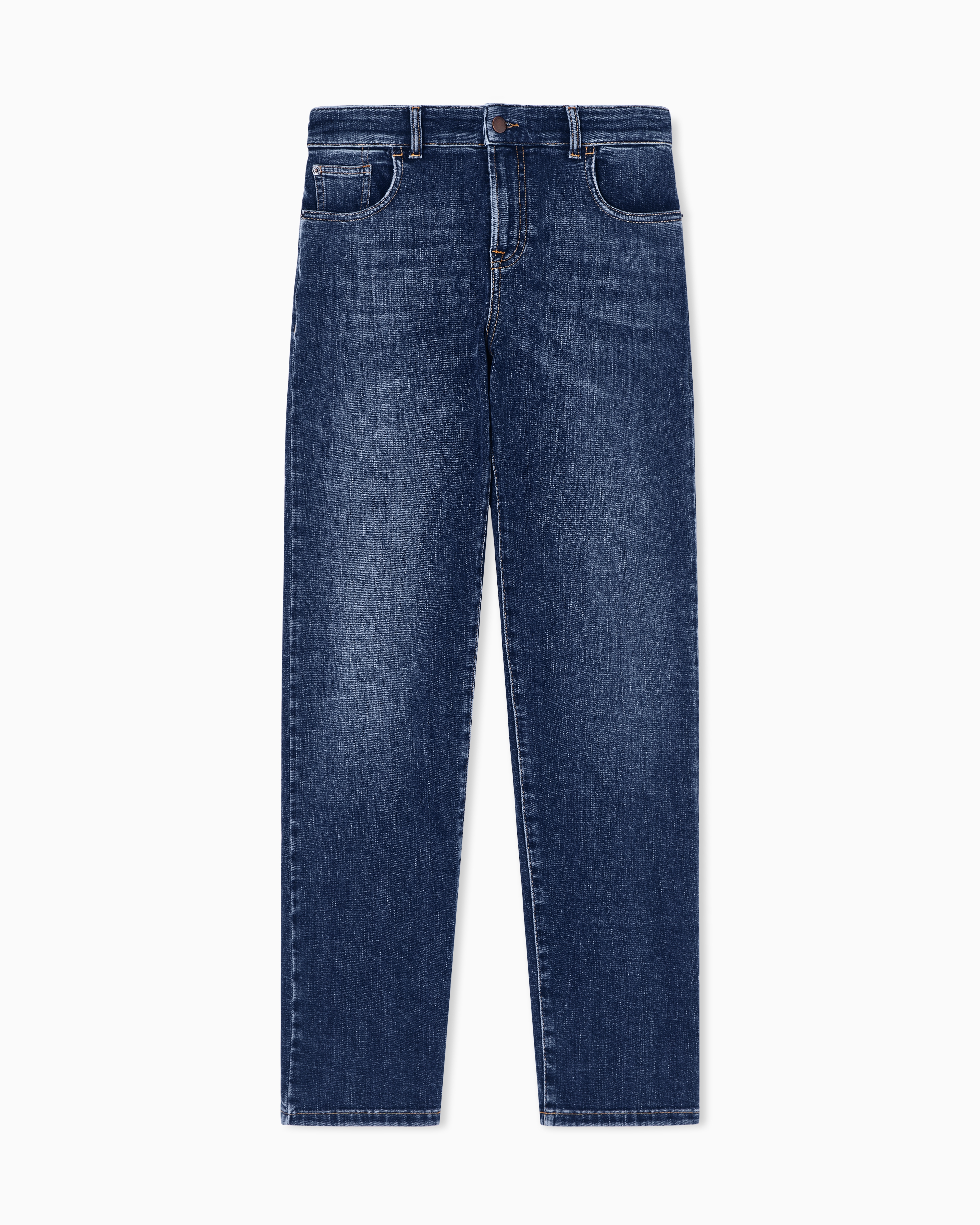 スリムフィットジーンズ J36 ストレッチデニム ユーズド加工 | Emporio