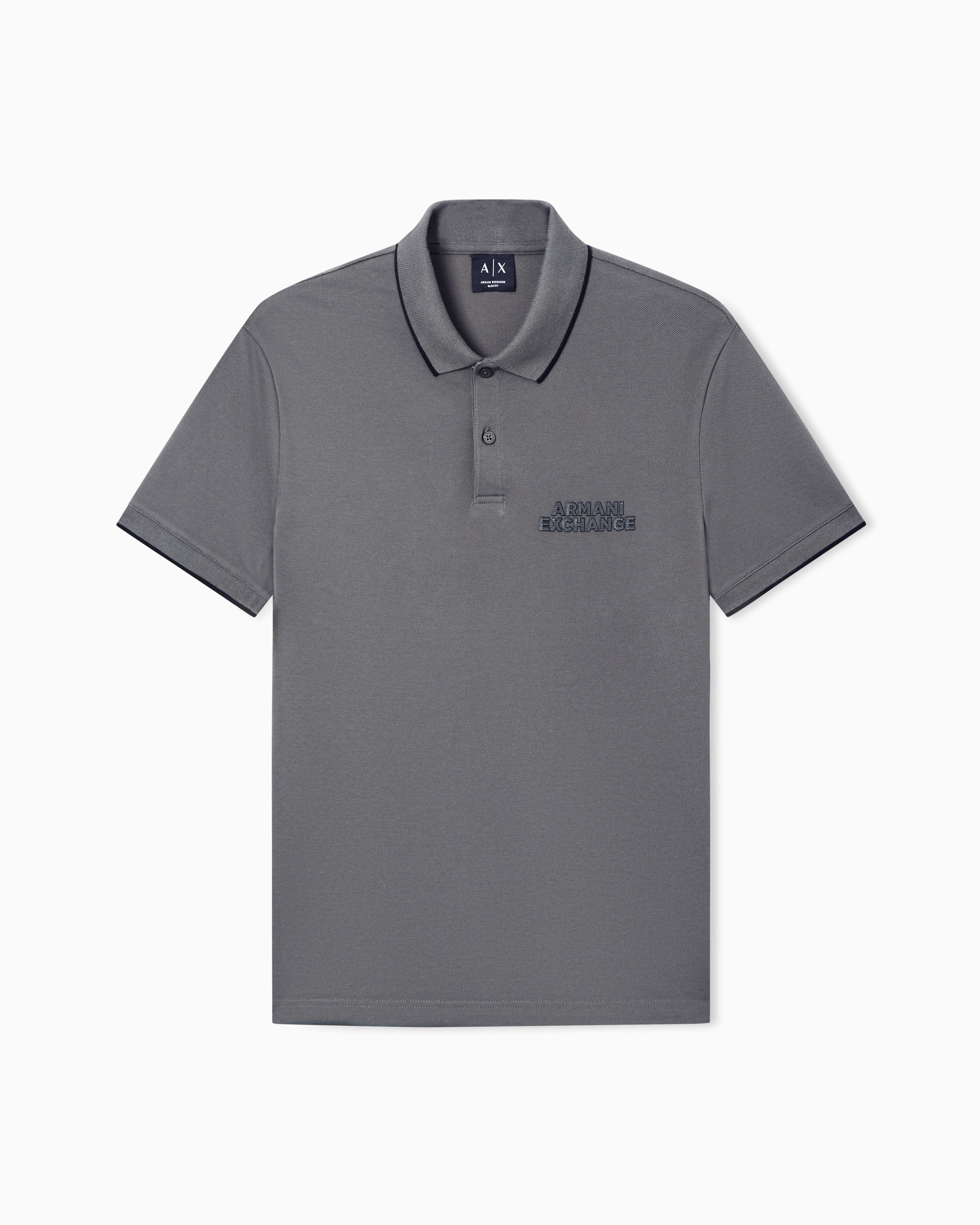 Polo shirt in technical fabric | Armani Exchange US