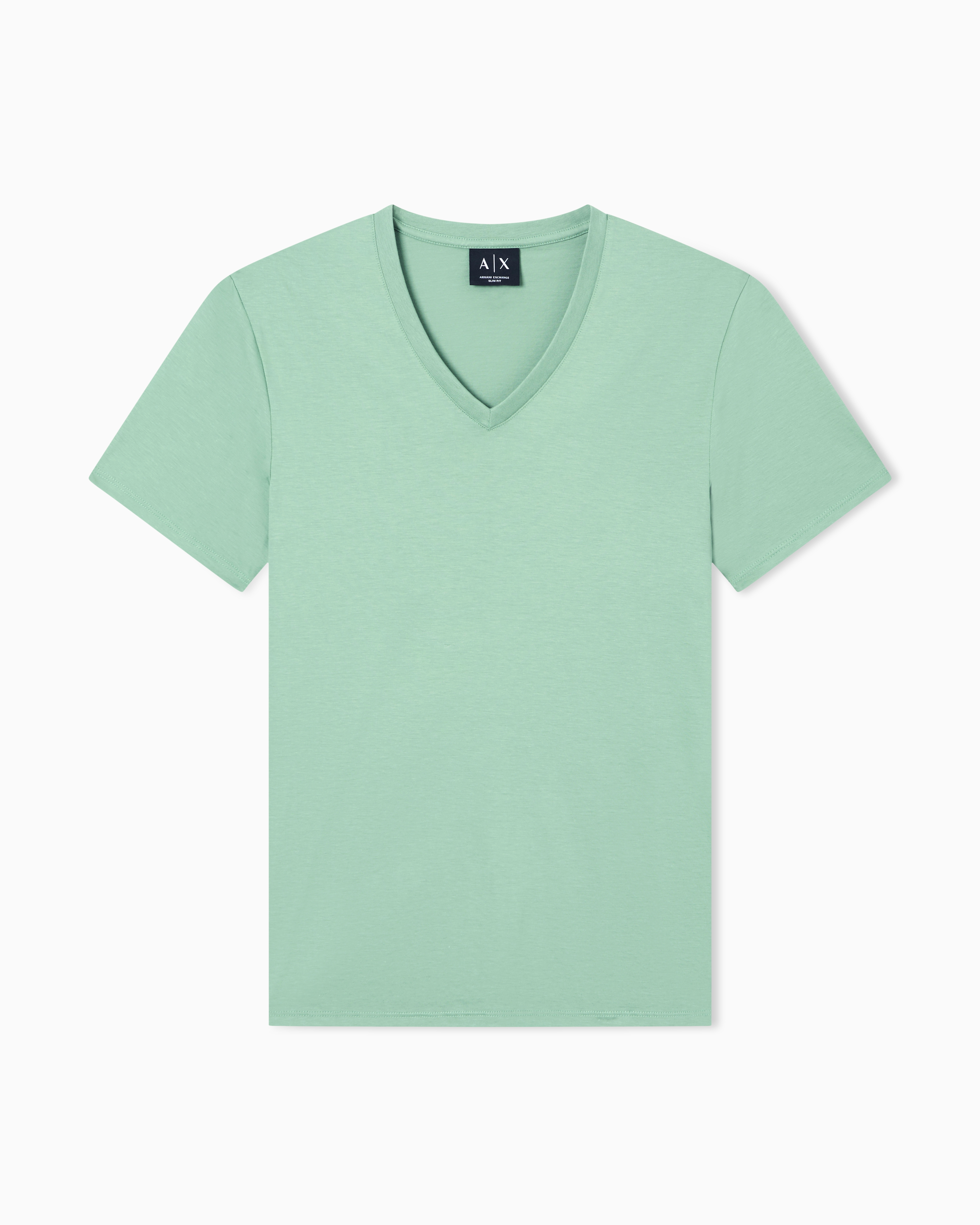 slim-fit T-shirt Essential pima cotton jersey | Armani Exchange US