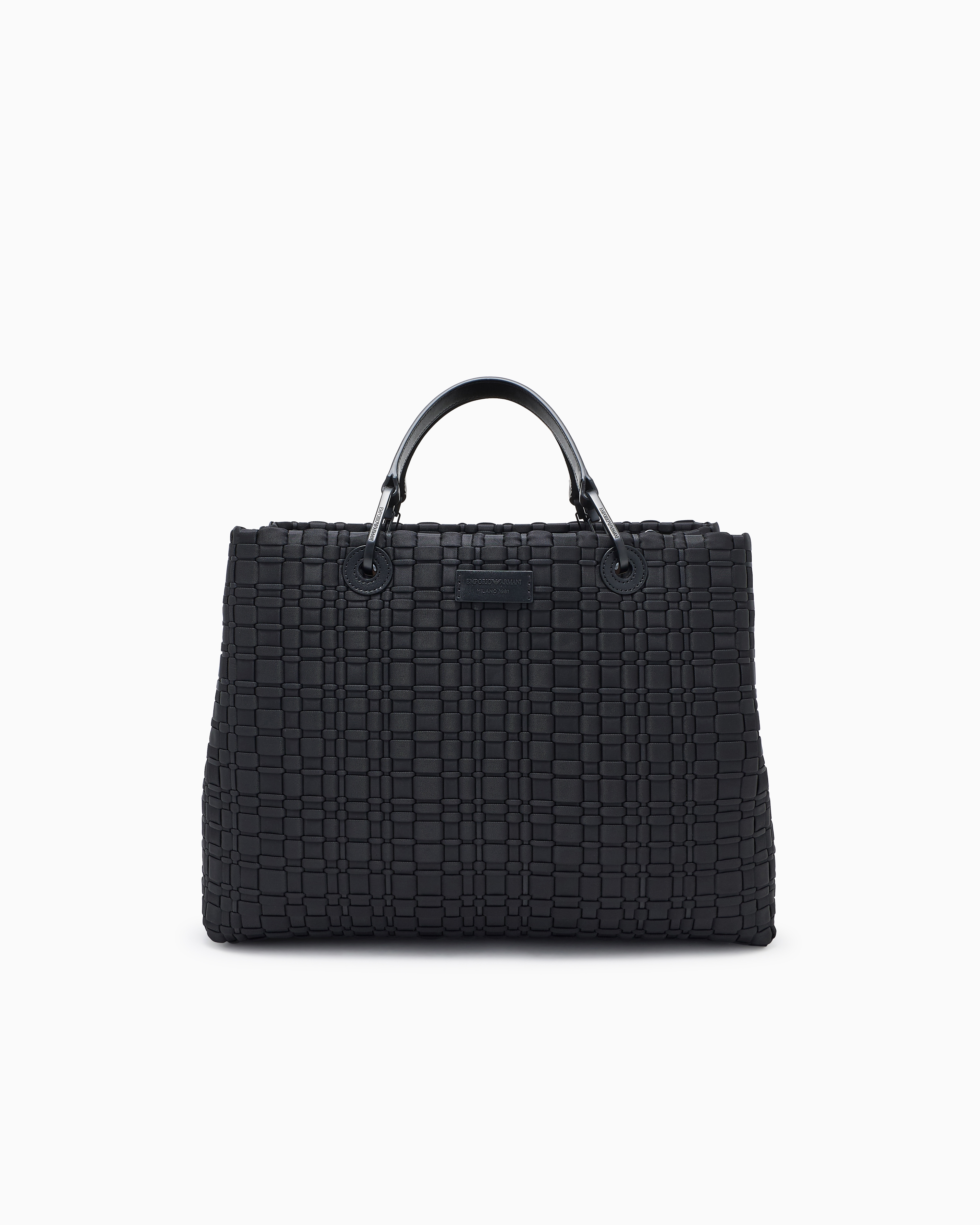EMPORIO ARMANI myeabag ラフィアバッグ MyEA ミニバッグ ディア