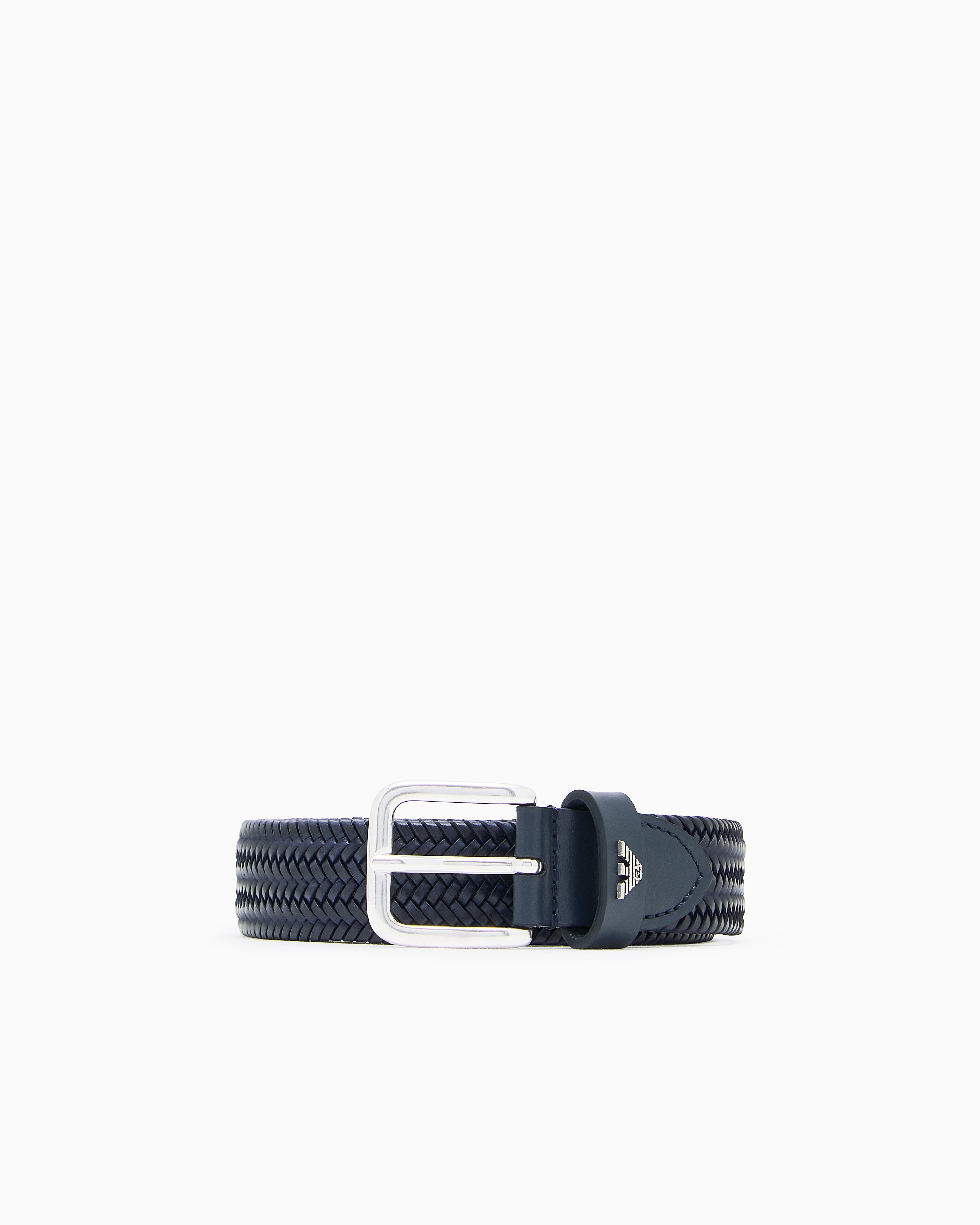 編みベルト レザー | Emporio Armani
