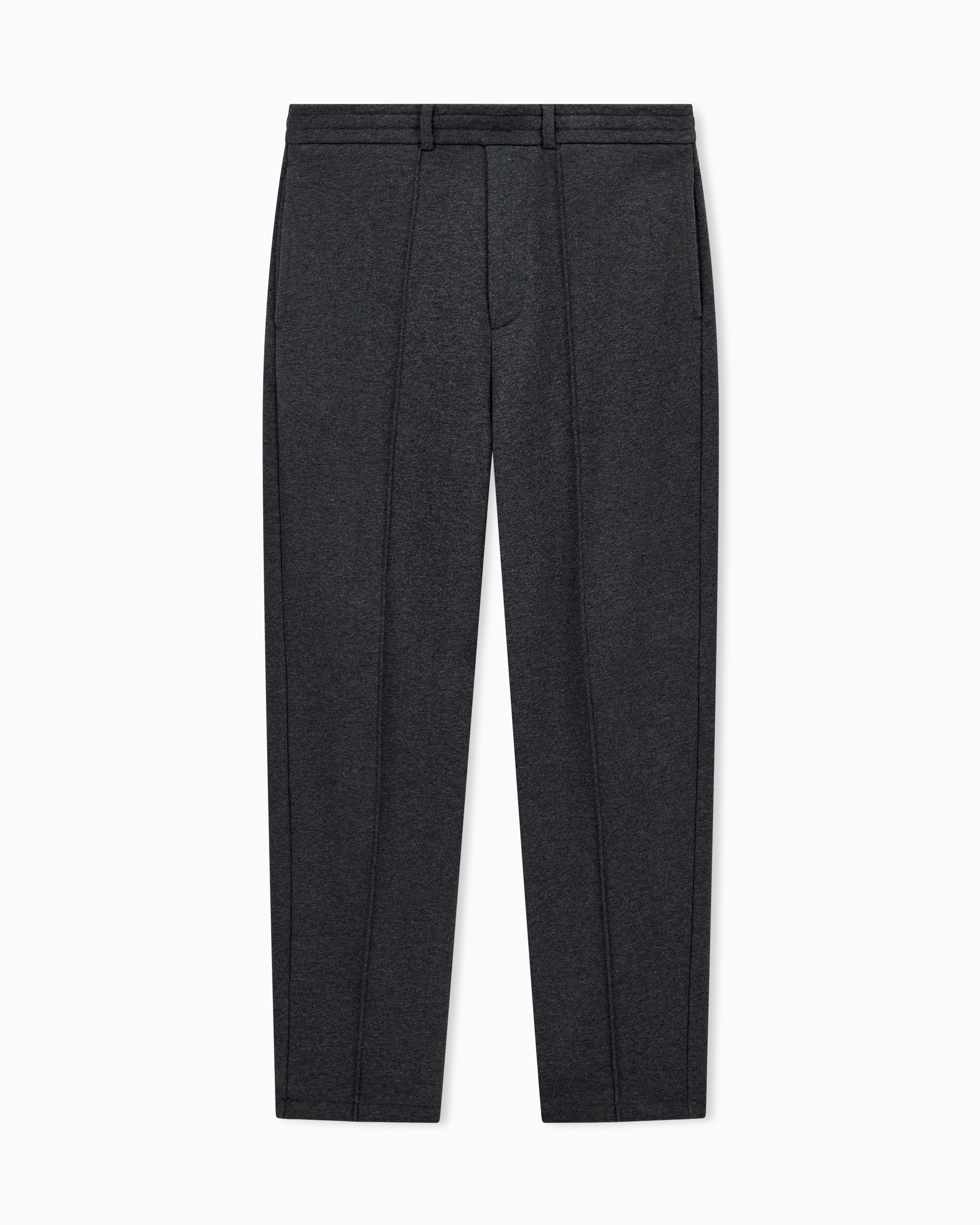 ストレートレッグ コットンフレンチテリー トラウザー | Emporio Armani JP