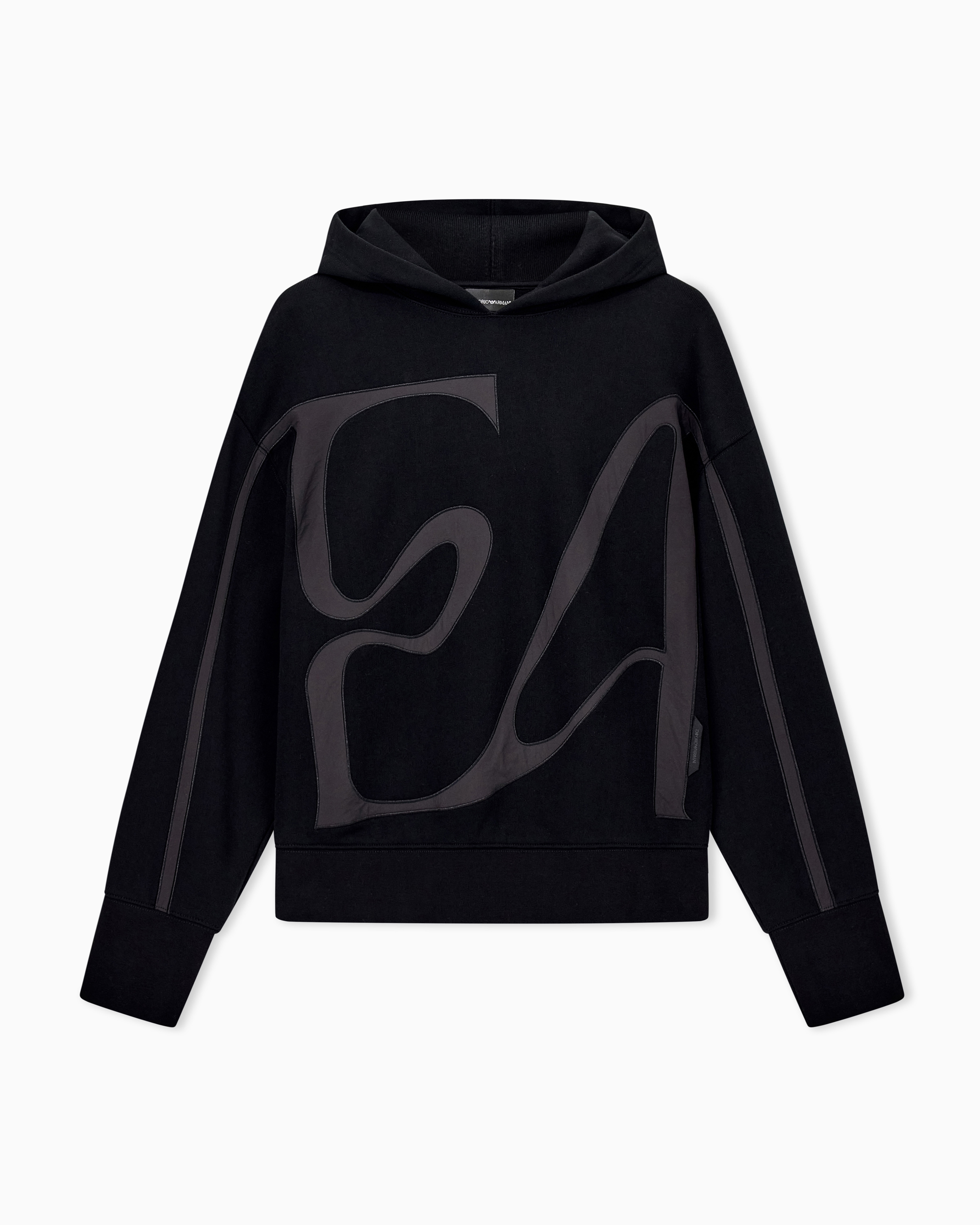 レギュラーフィット コットンフレンチテリー パーカー | Emporio Armani JP