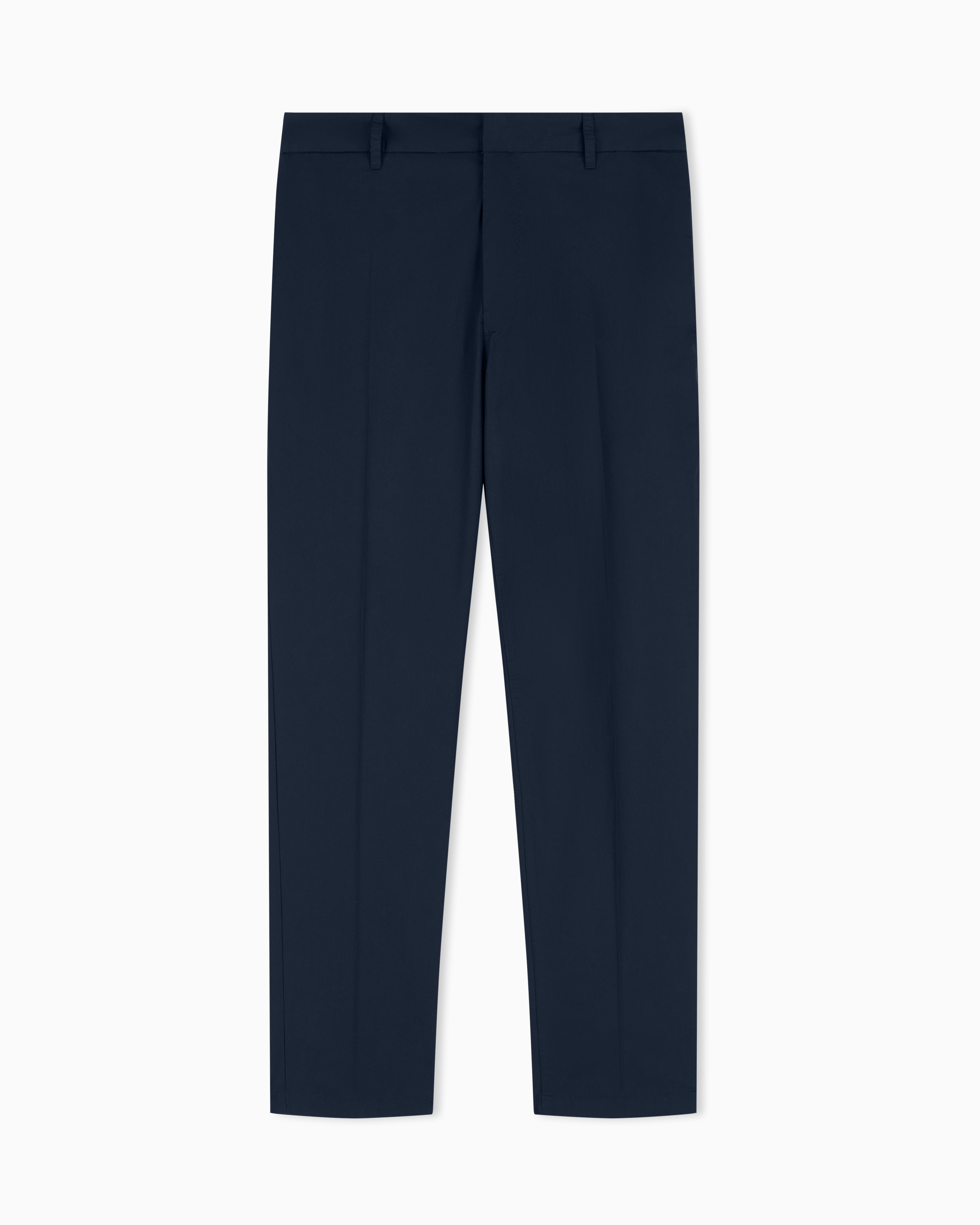 パンツ Giorgio Armani cotton twill pants navy Classic Comfort Cotton Twill Trousers | Armani Exchange US