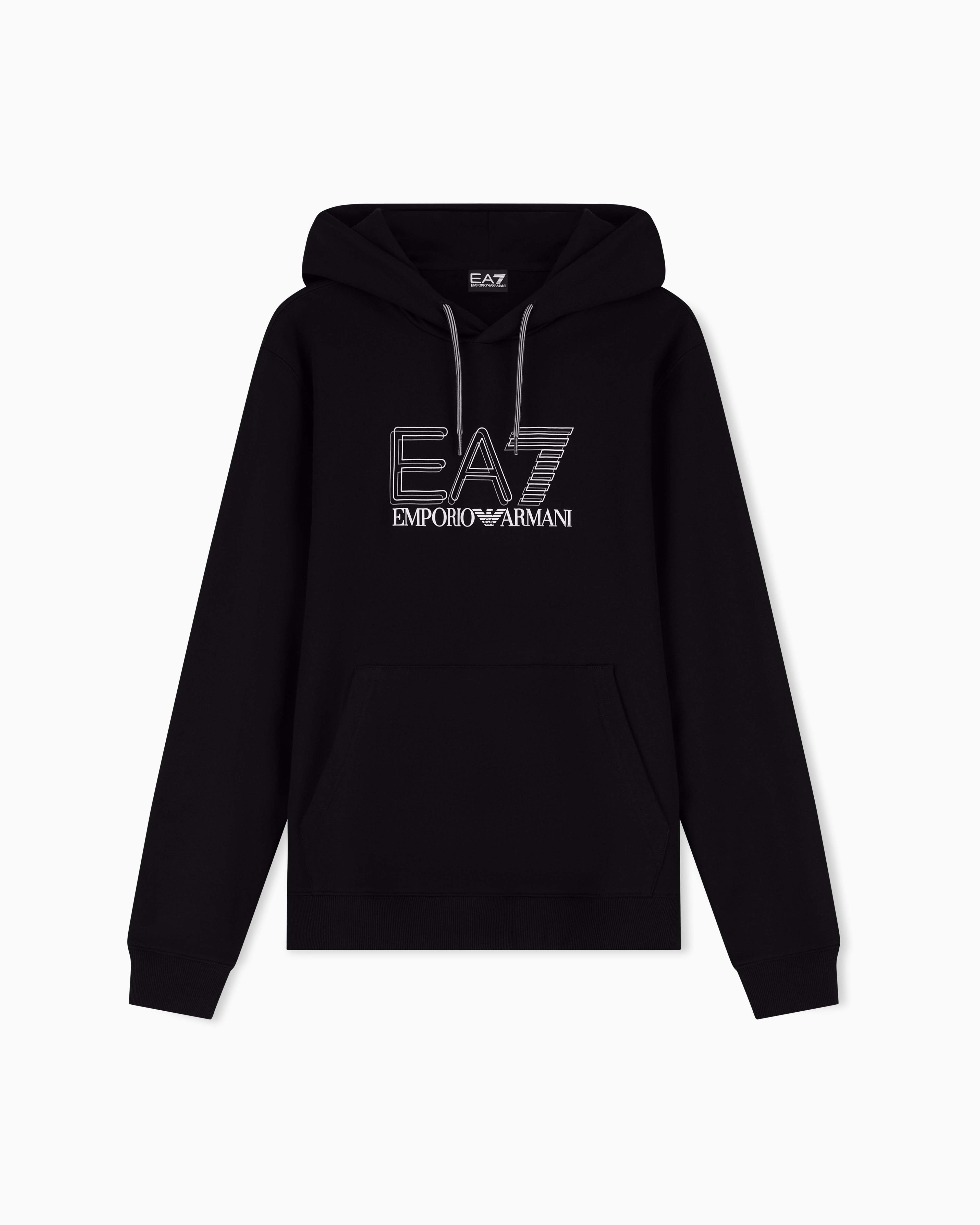 3000円OFF✨新品未使用✨EA7 Emporio Armani Pure cotton hooded sweatshirt | EA7