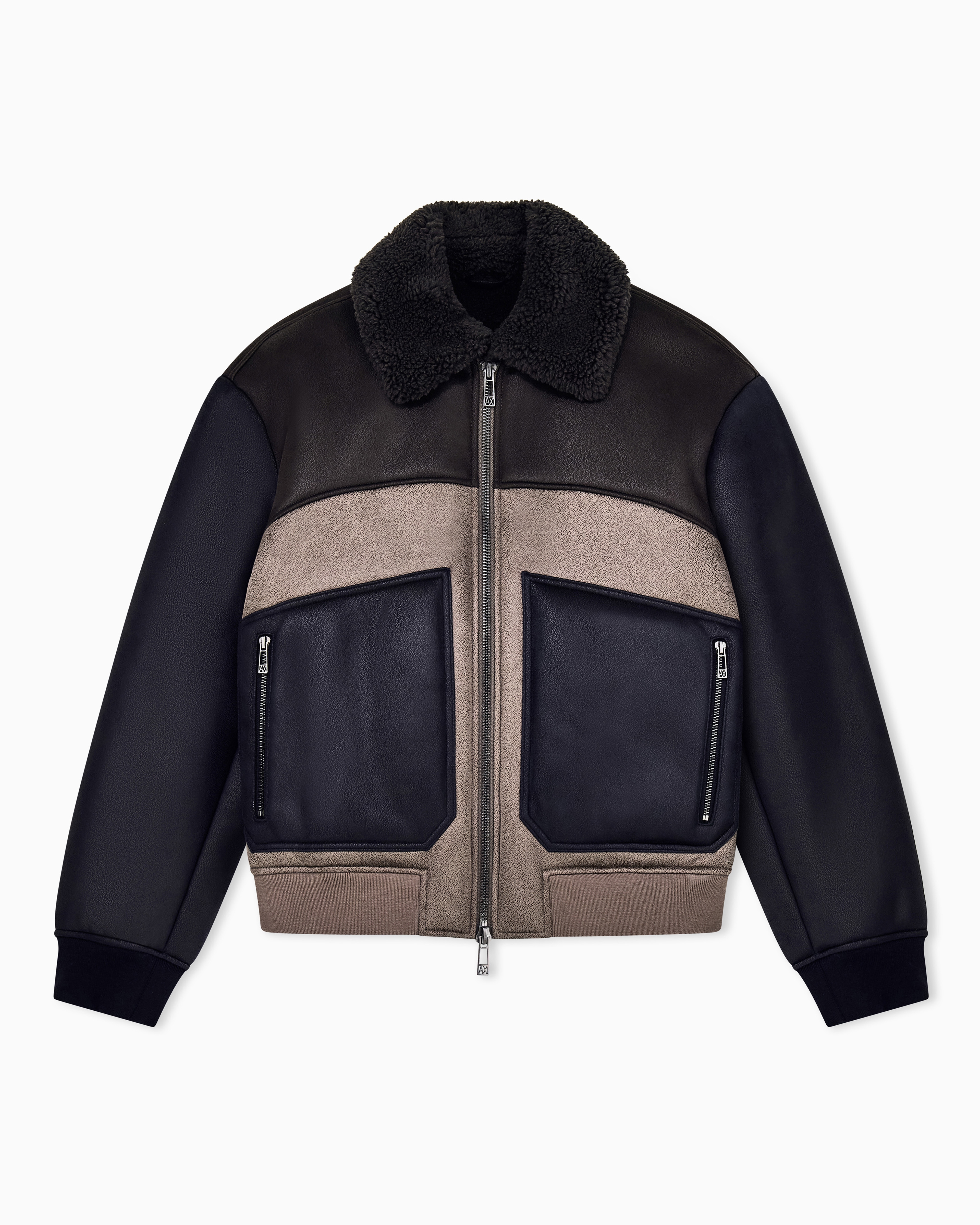 blouson jacket with stretch fabric | Armani Exchange US