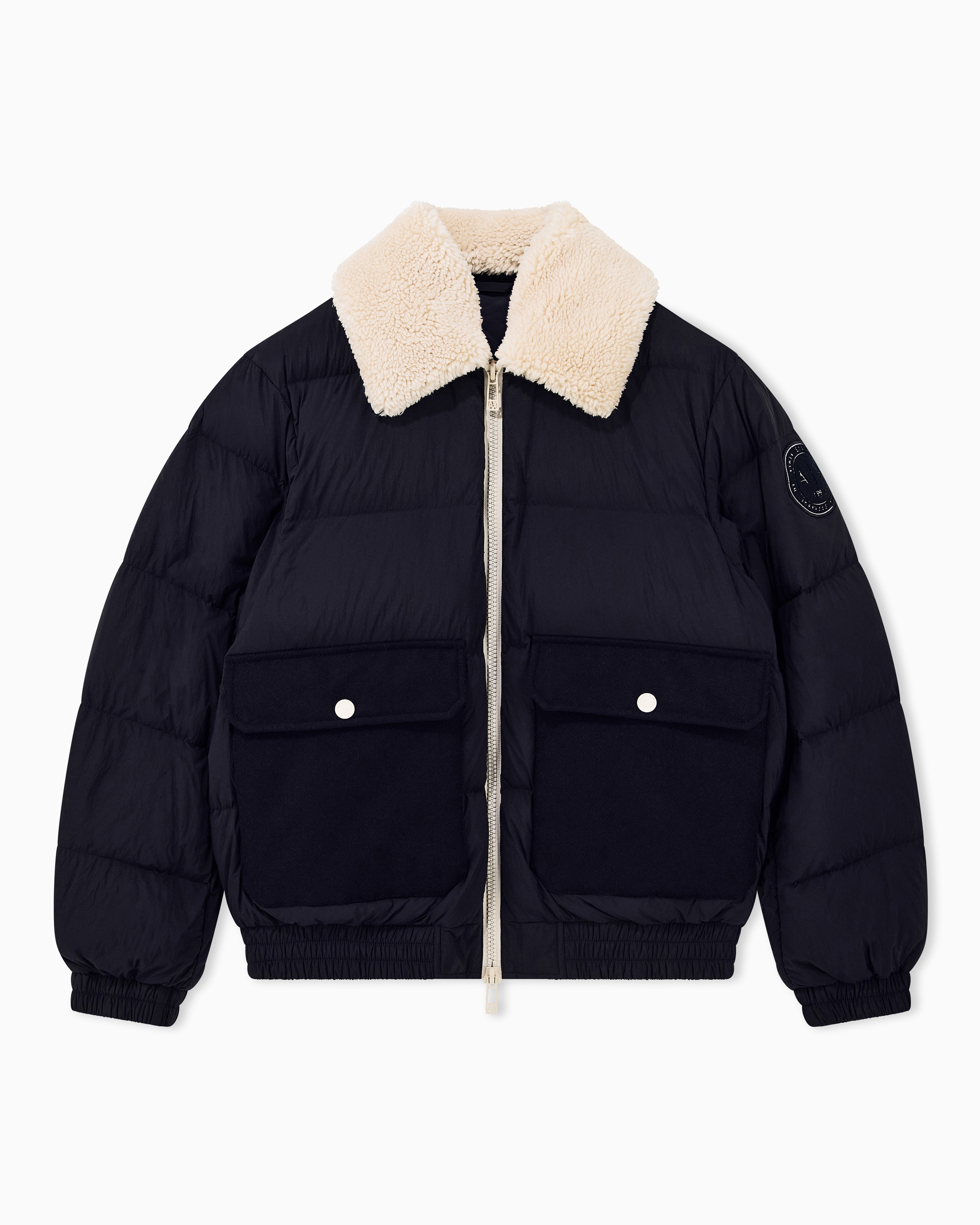 デタッチャブル ボアカラー ダウンジャケット | Armani Exchange JP