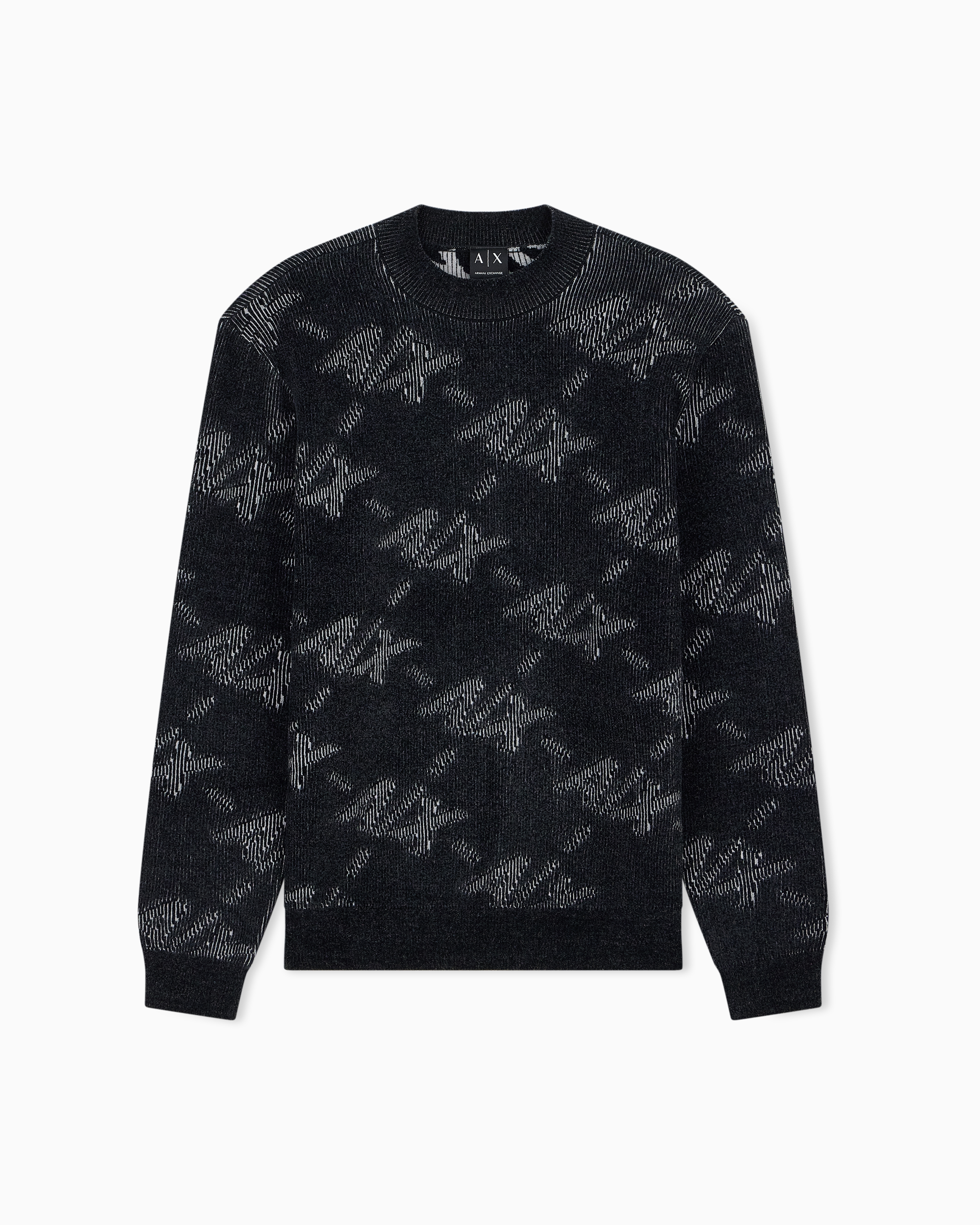 regular fit pullover in viscose blend | Armani Exchange US