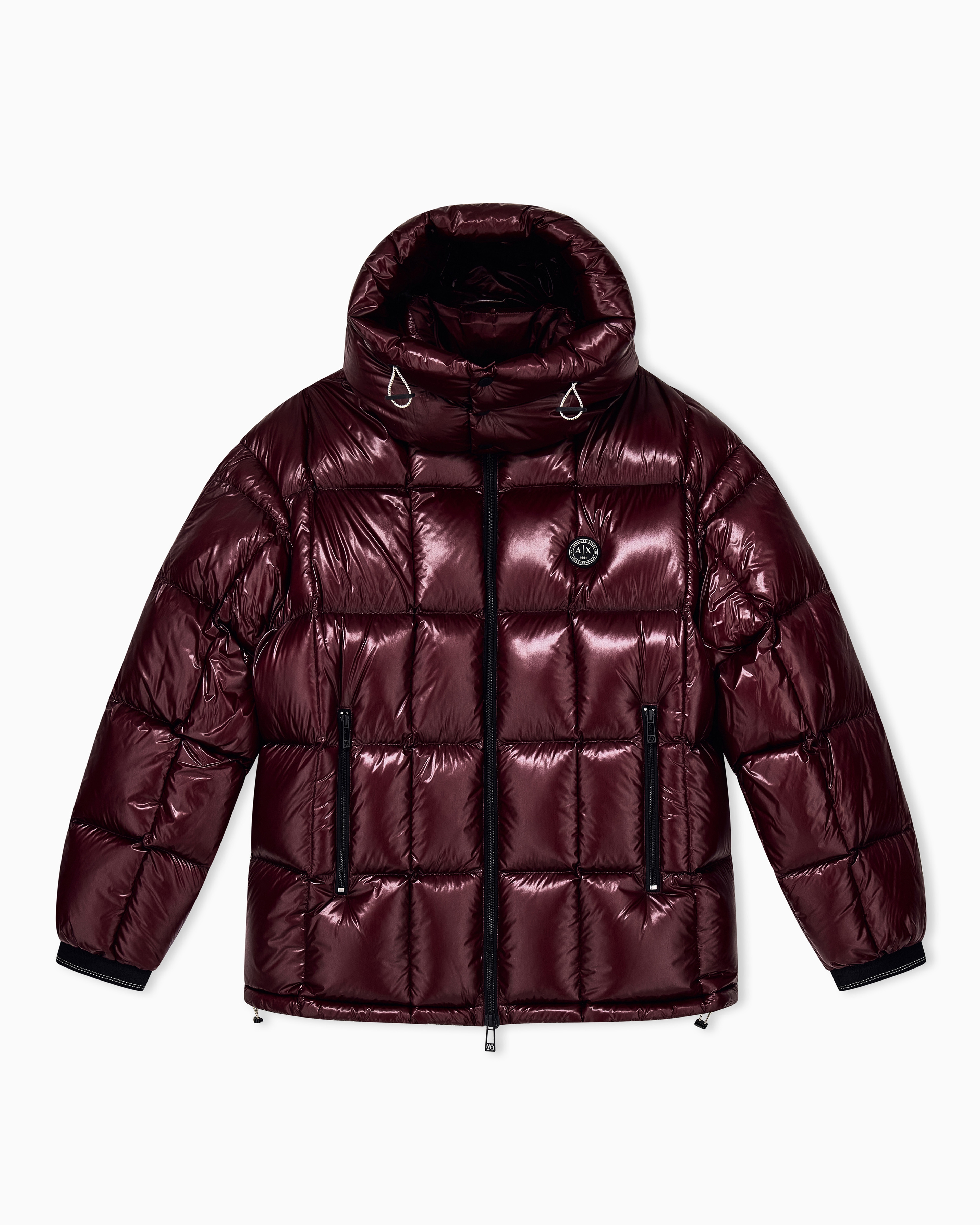 down jacket nylon down filling | Armani Exchange US