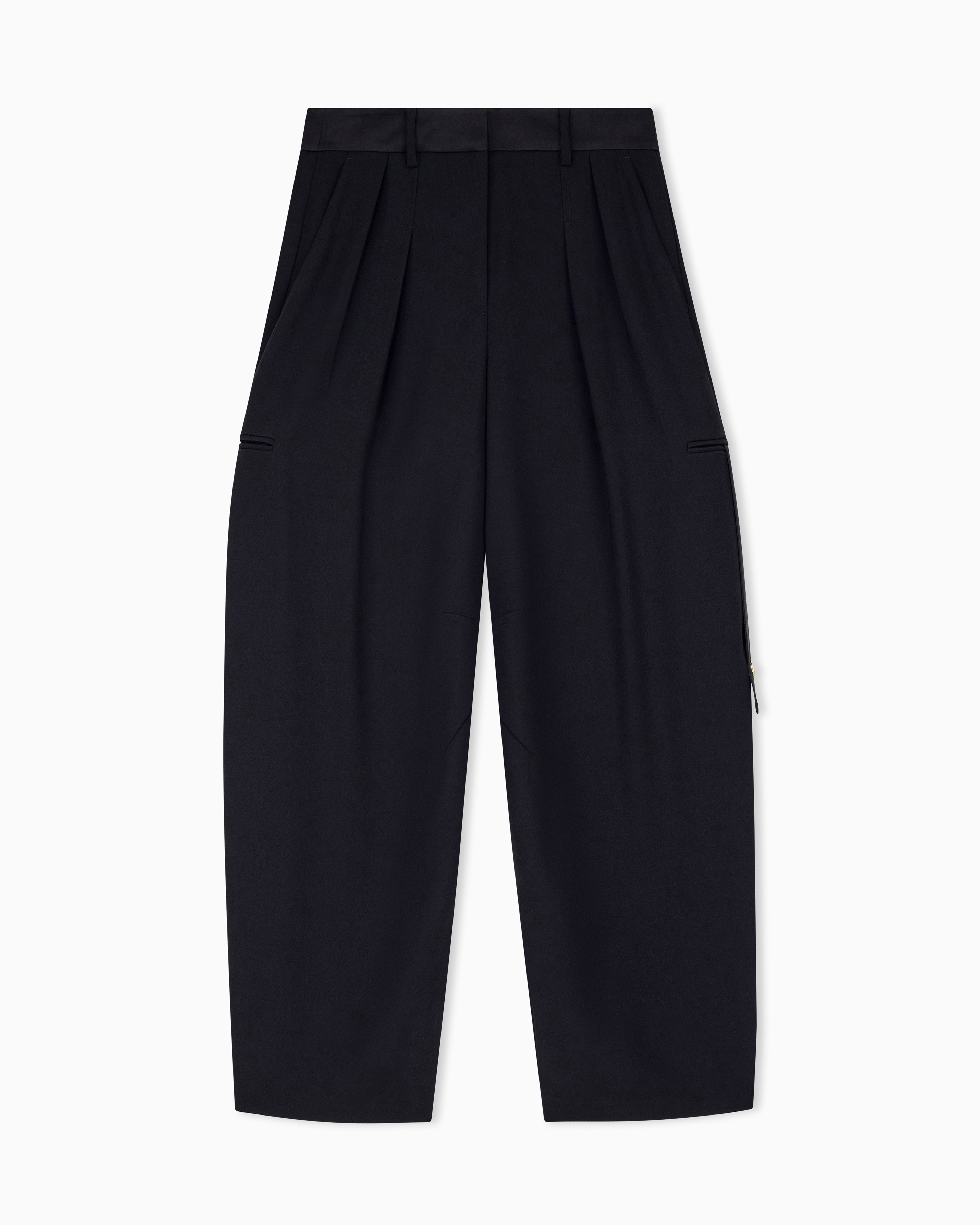 Oversized trousers with viscose | Armani Exchange US