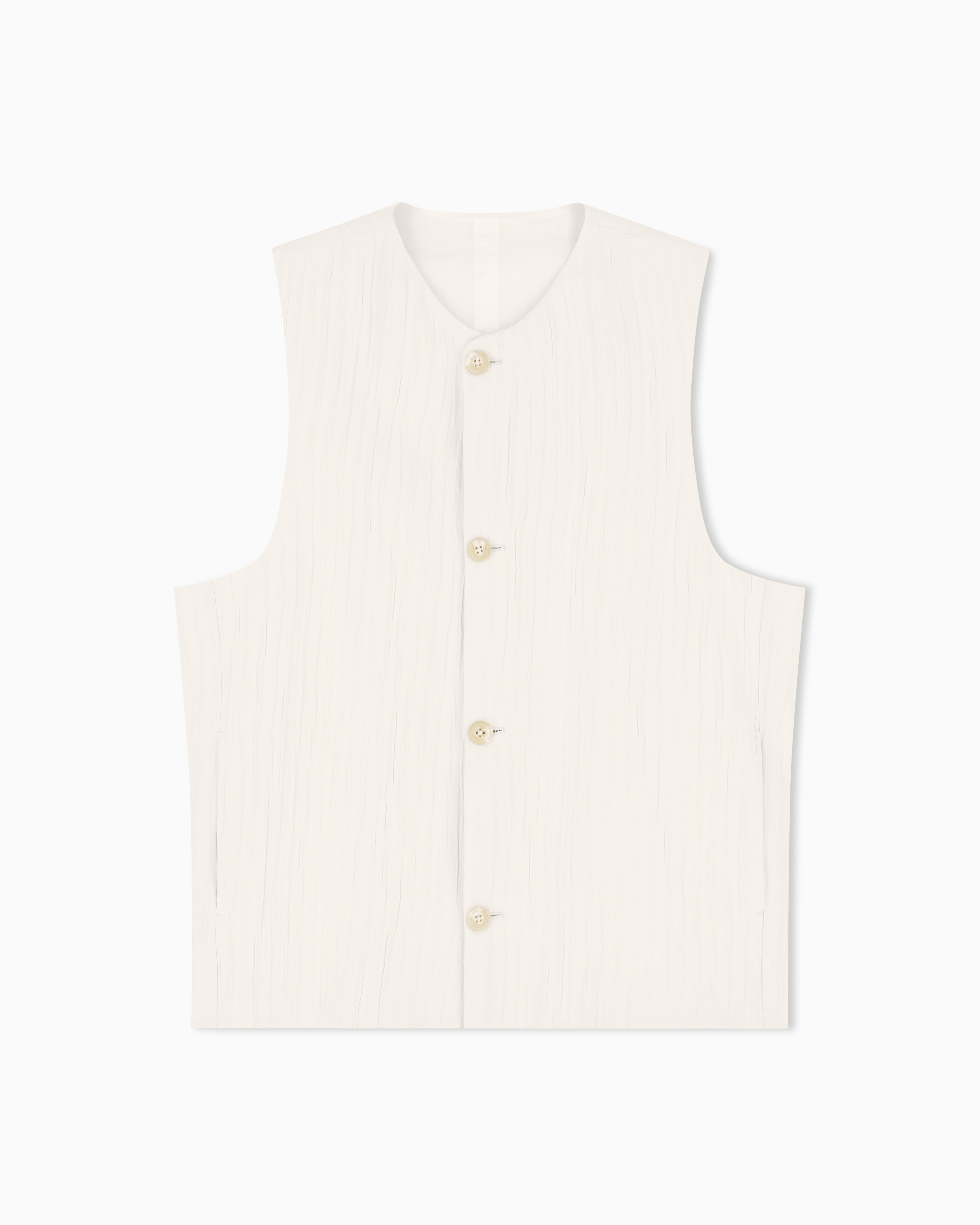 ウエストコート エンボスジャカードファブリック シワ加工 | Emporio