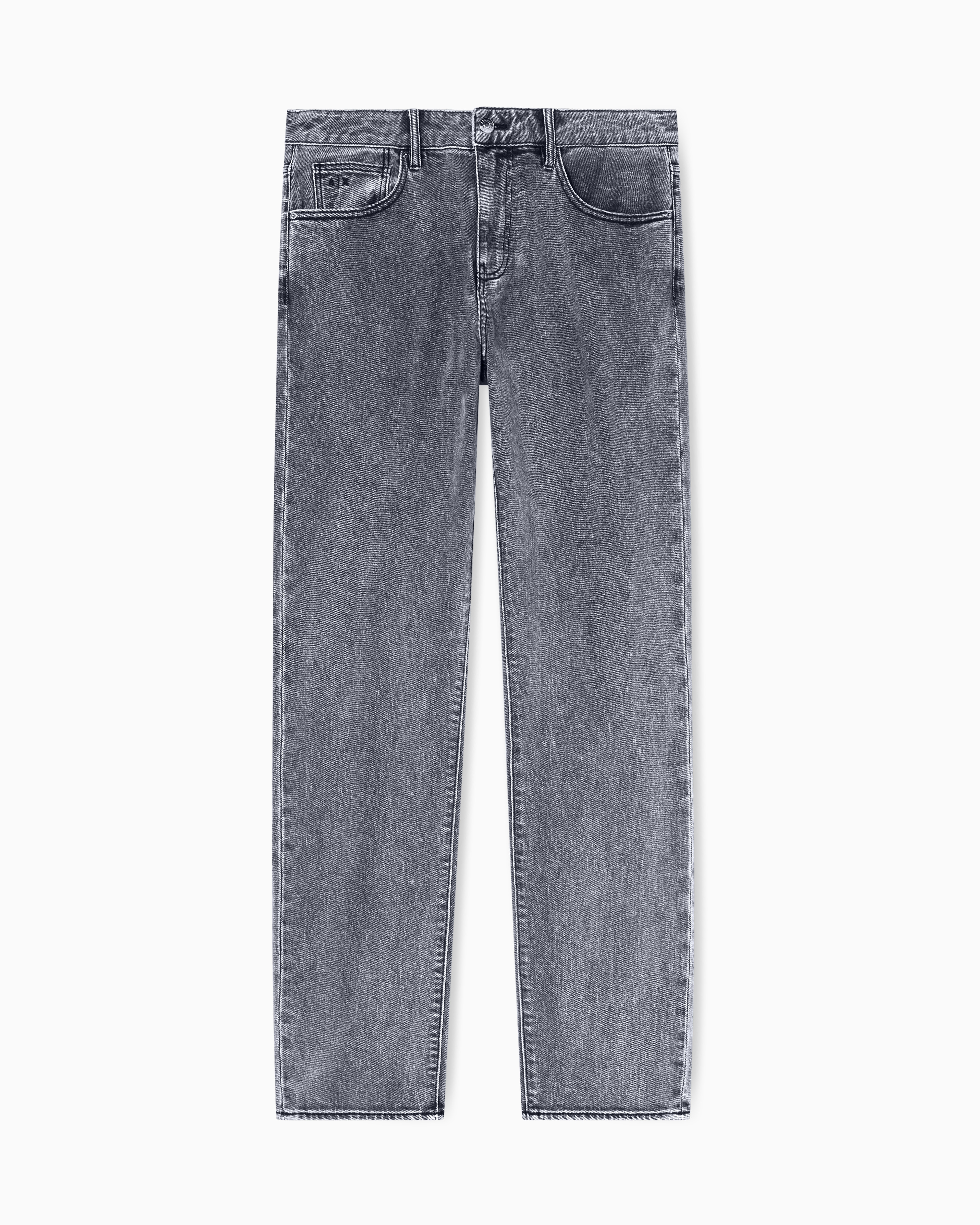 Slim Fit Jeans Stretch Denim Grey Delicate Wash | Armani Exchange