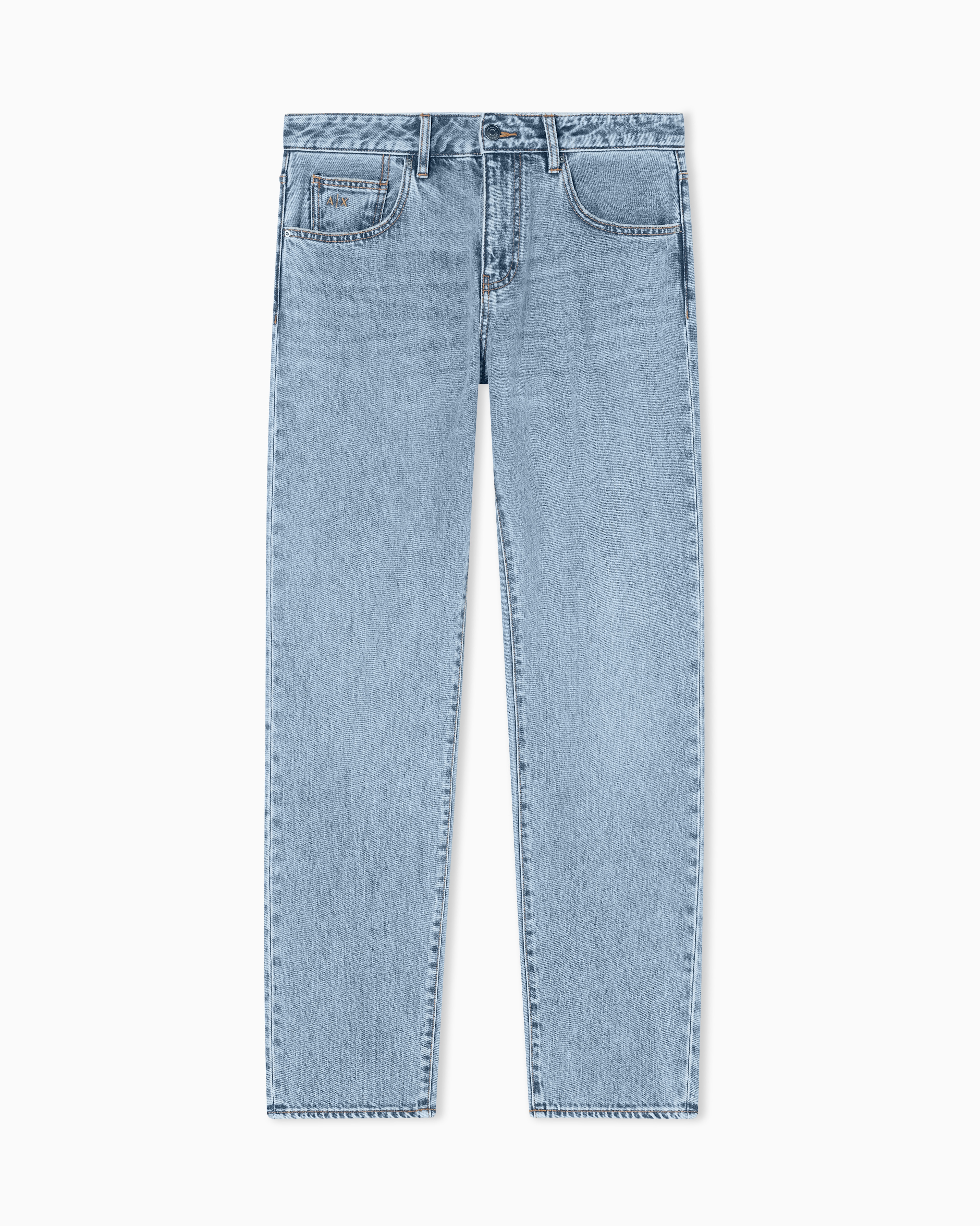 アシッドウォッシュ コンフォートスリムフィット デニムパンツ