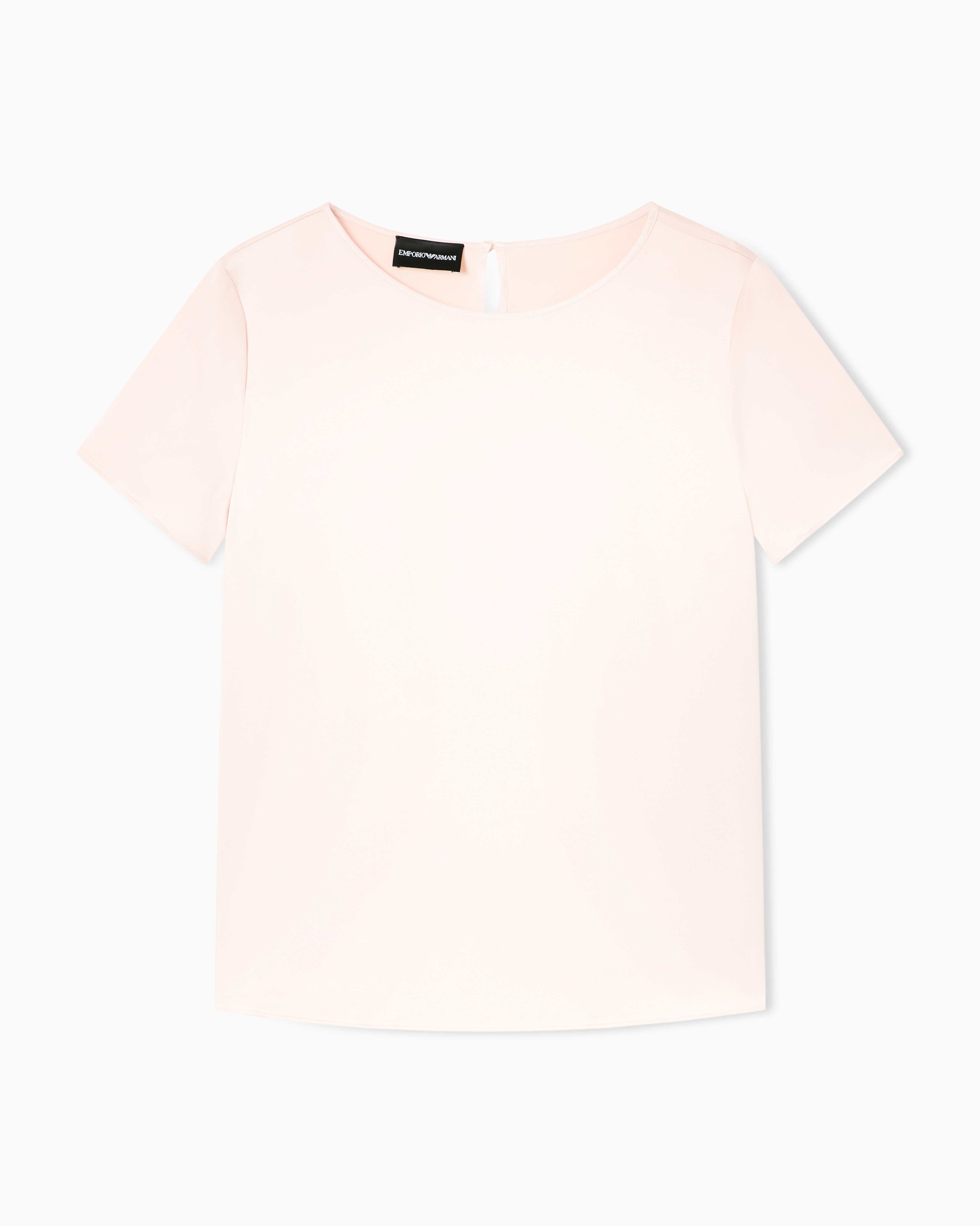 半袖ブラウス シルクサテン | Emporio Armani