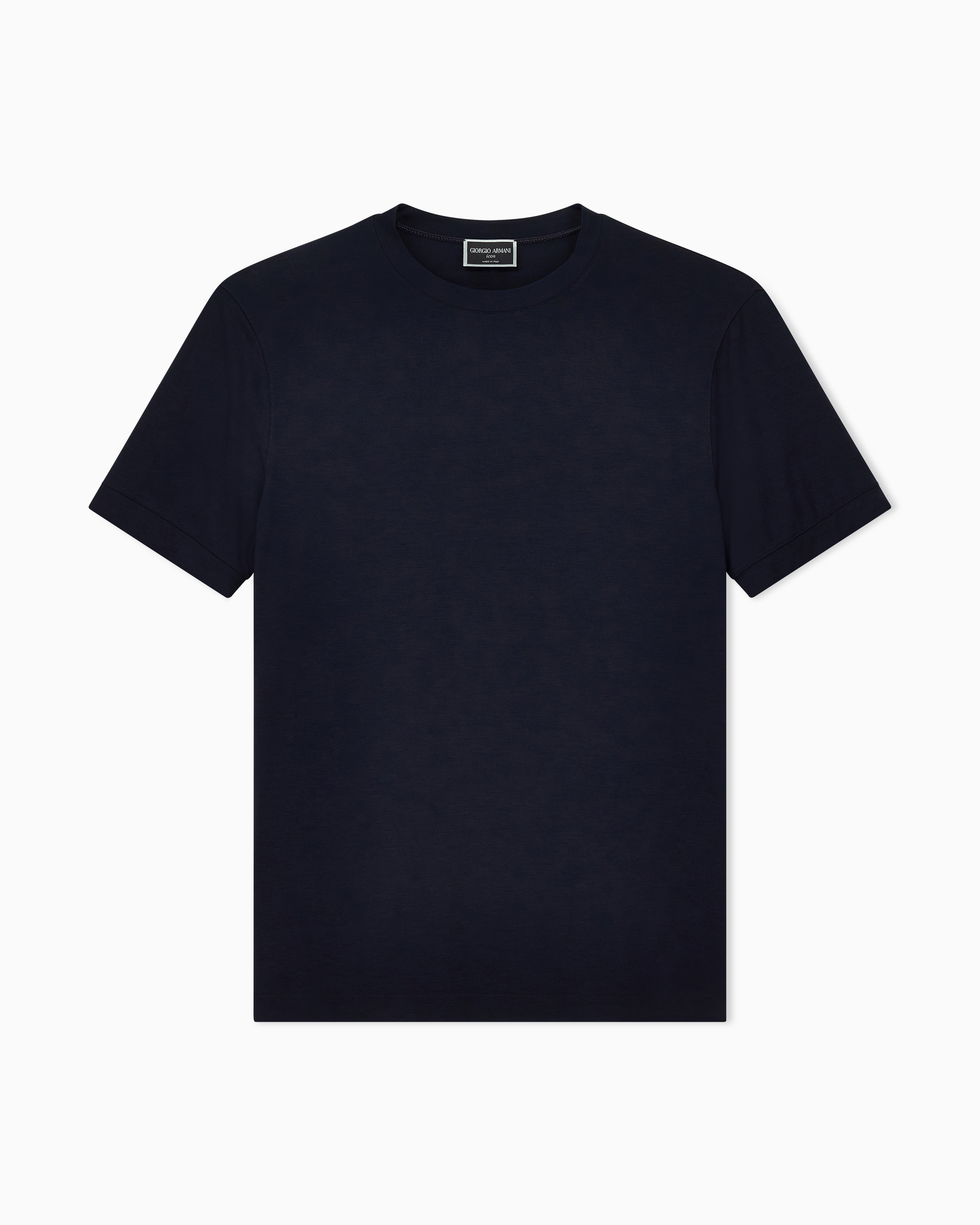 Icon クルーネックTシャツ ストレッチビスコースジャージー | Giorgio