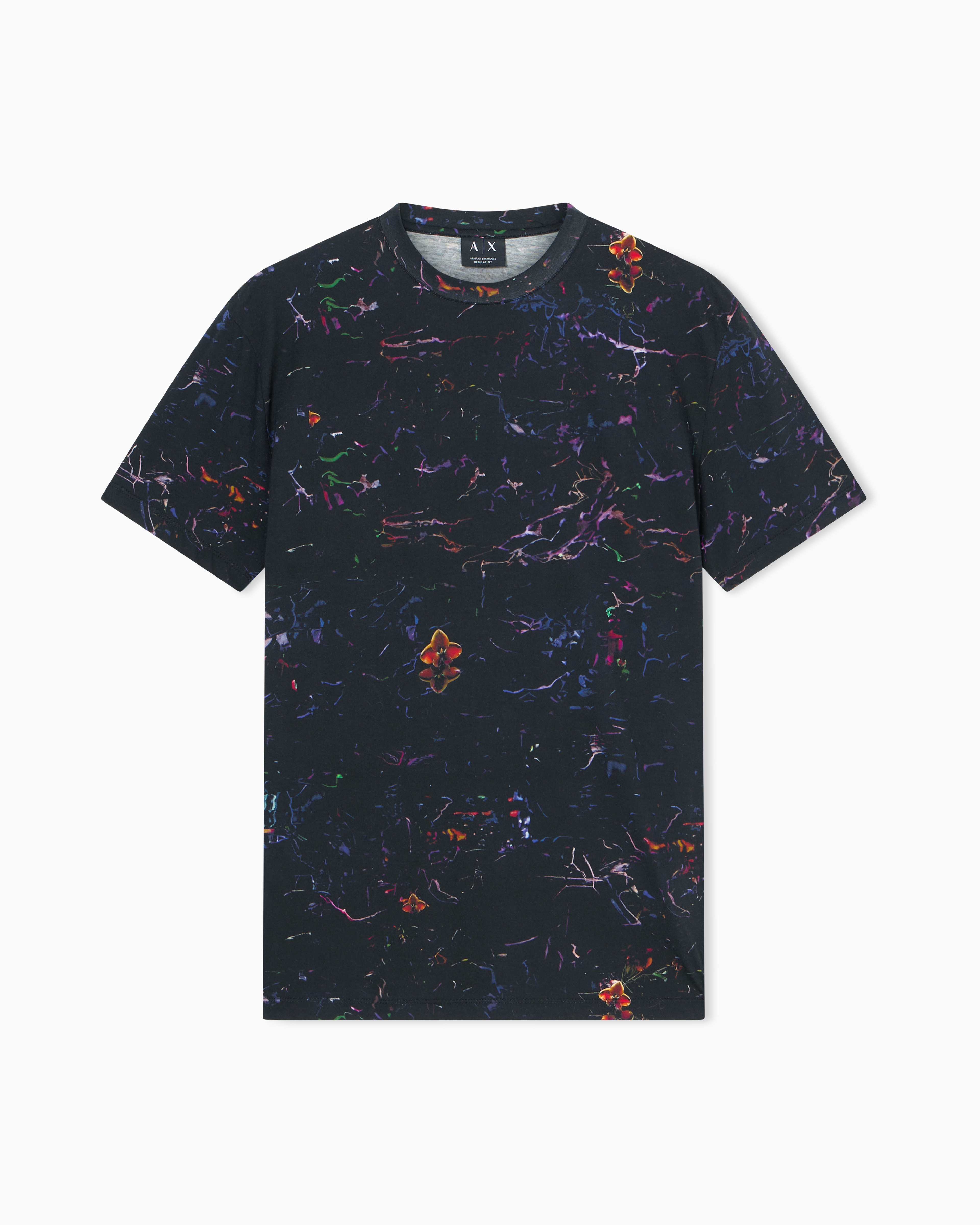 オールオーバープリント レギュラーフィット 半袖クルーネックTシャツ