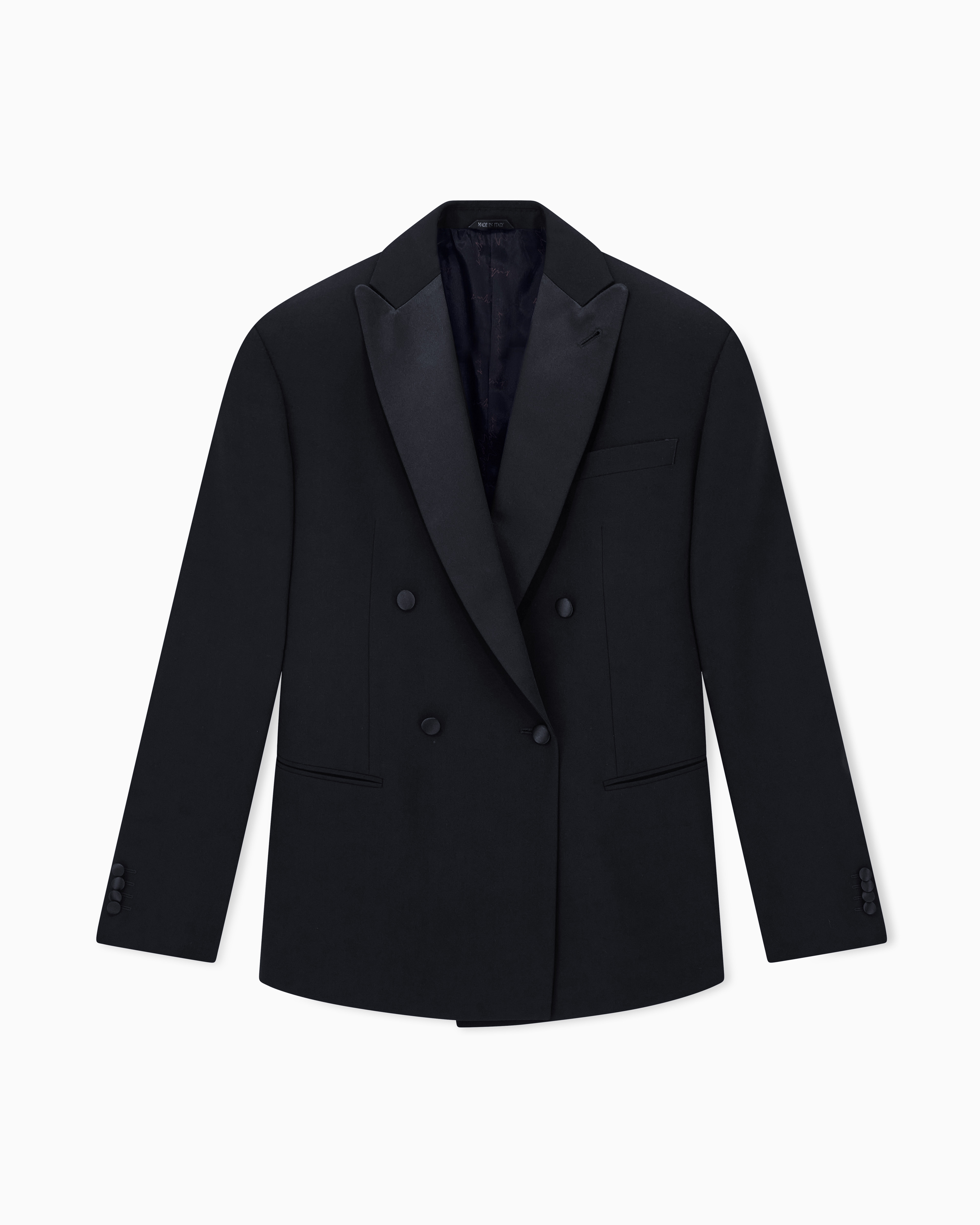 Blazer Giorgio's regular fit in pure virgin wool crepe | Giorgio