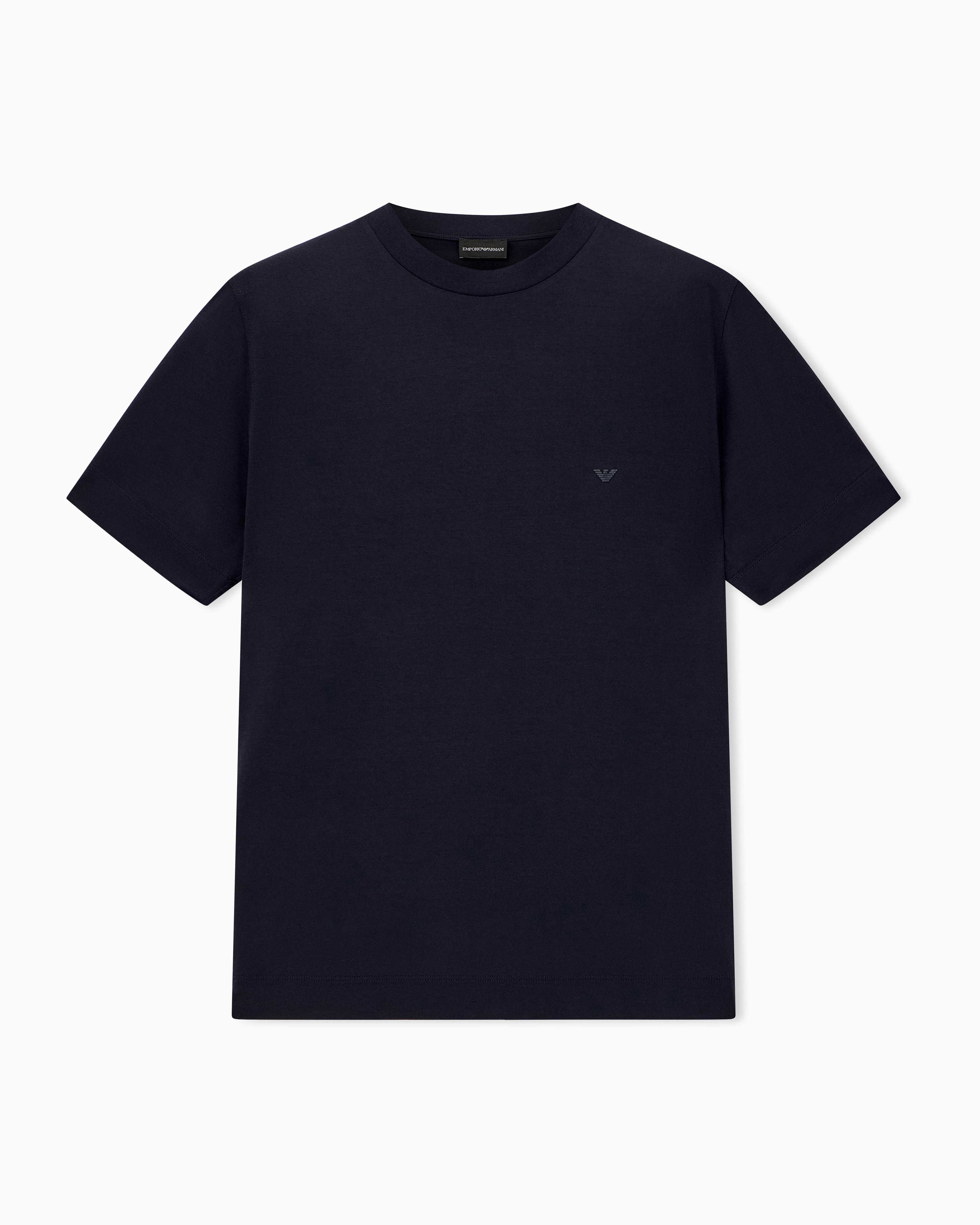 Travel Essential lyocell blend jersey T-shirt | Emporio Armani