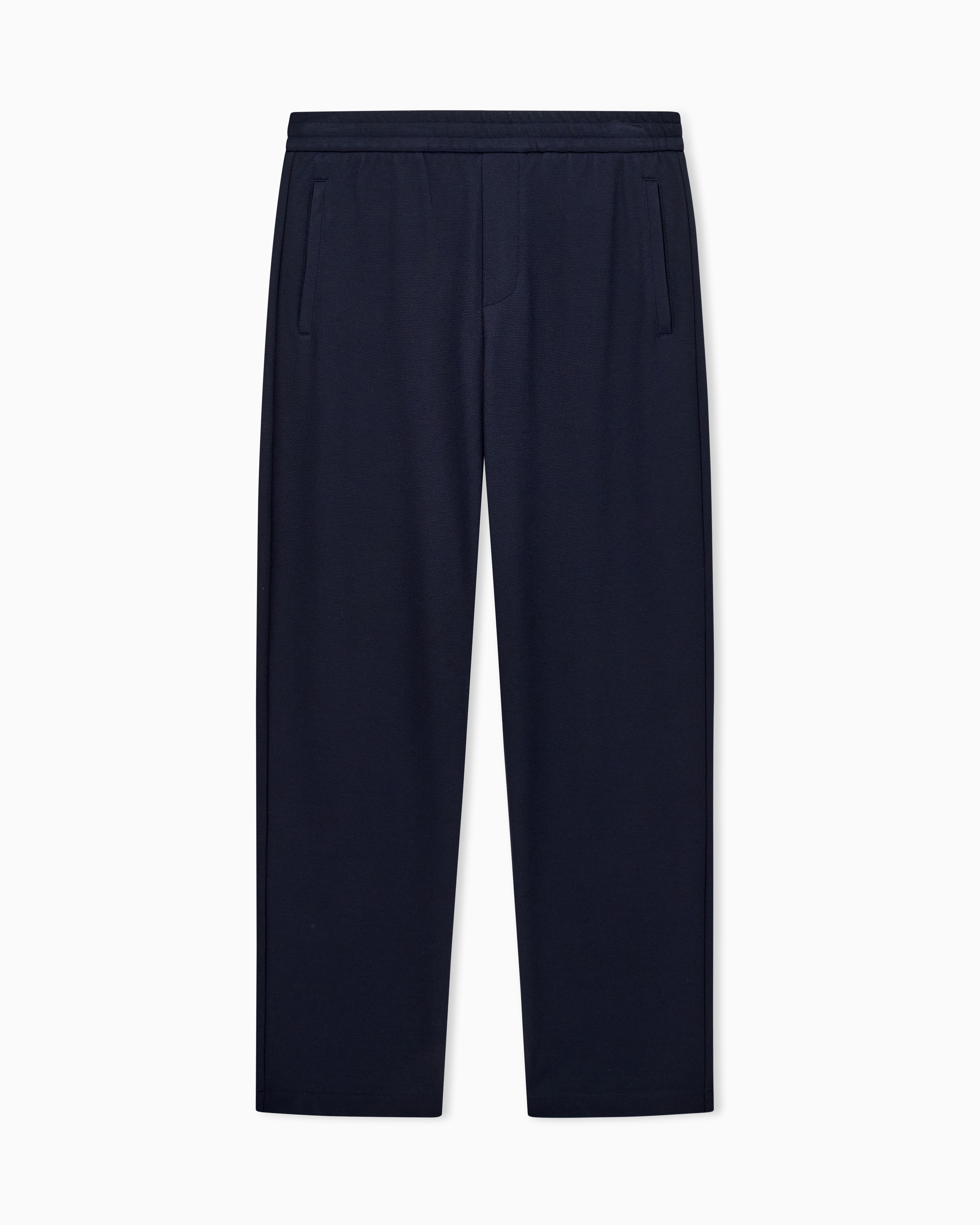 Jersey piqué Travel Essential pants | Emporio Armani