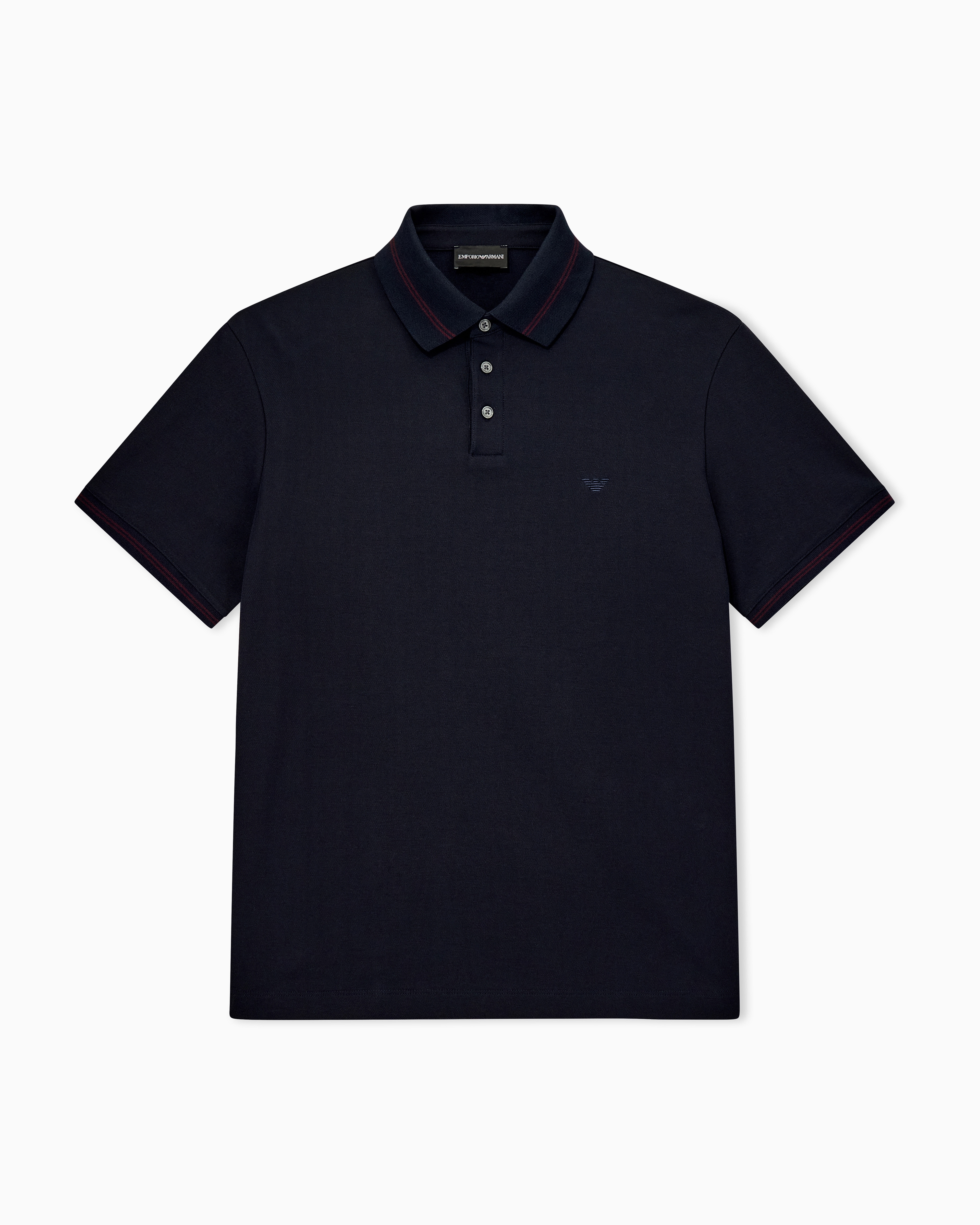 レギュラーフィット ポロシャツ コットンピケ | Emporio Armani JP