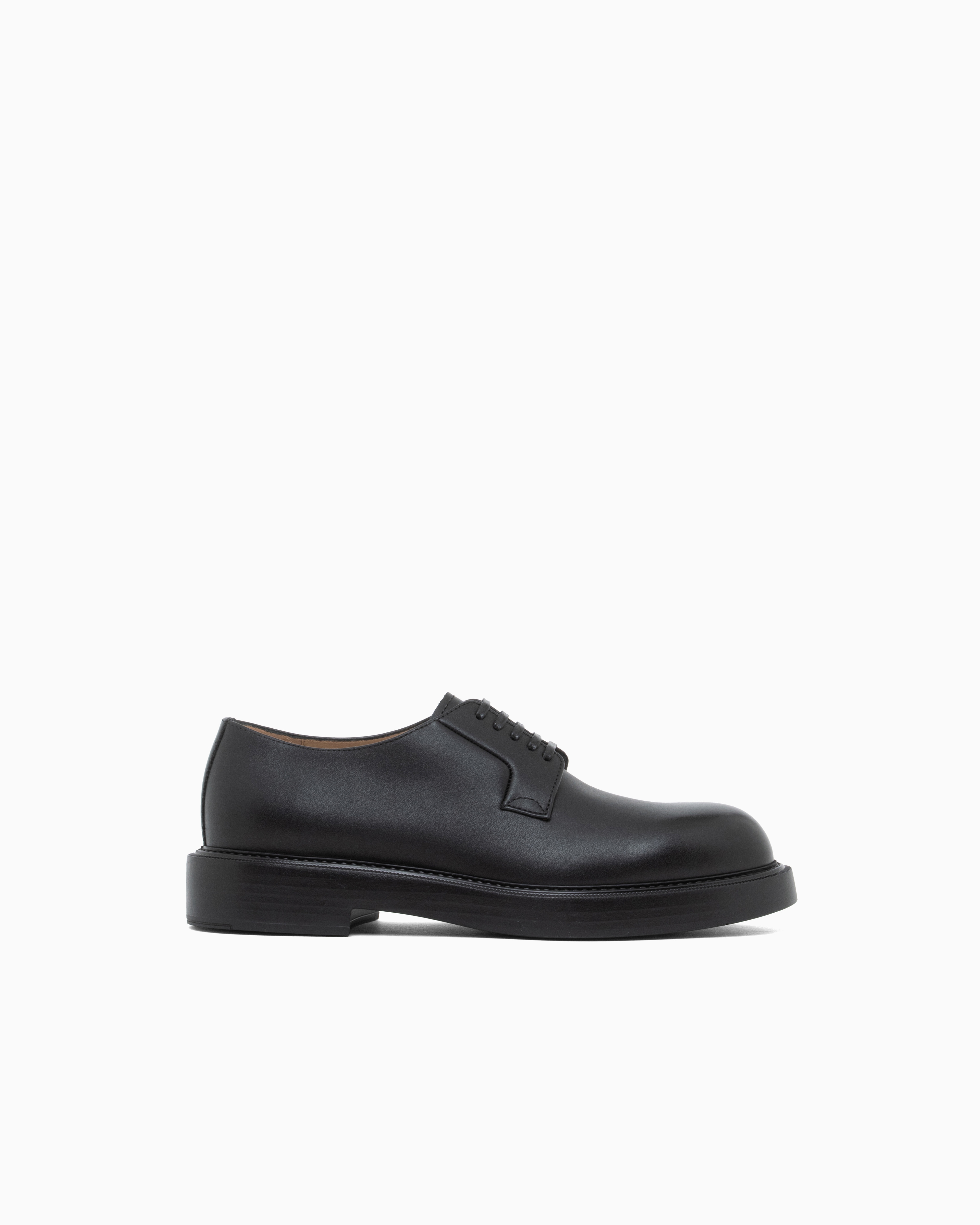 レースアップ ダービーシューズ スムースレザー | Emporio Armani JP