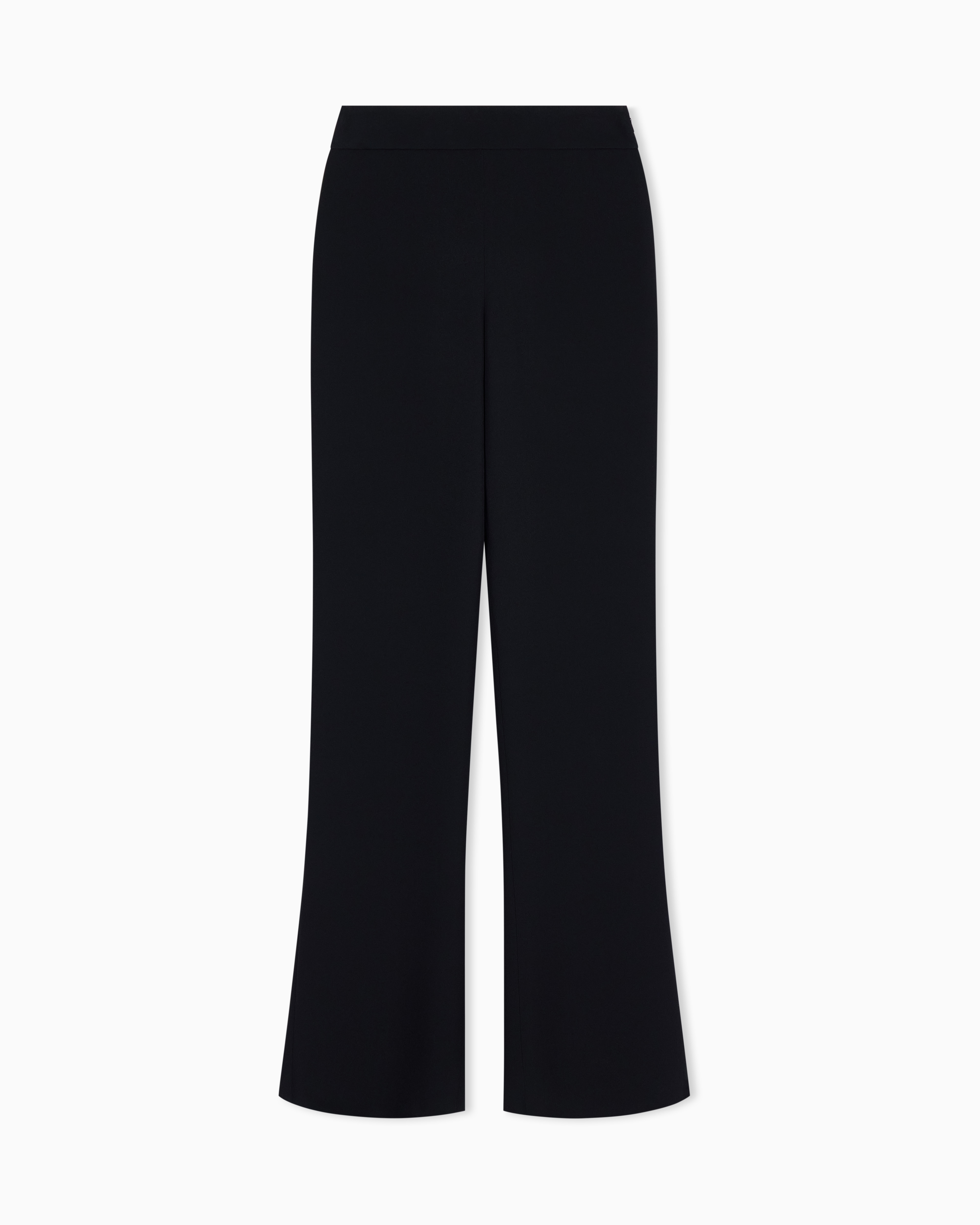 Wide leg high waist silk trousers woman | Giorgio Armani US