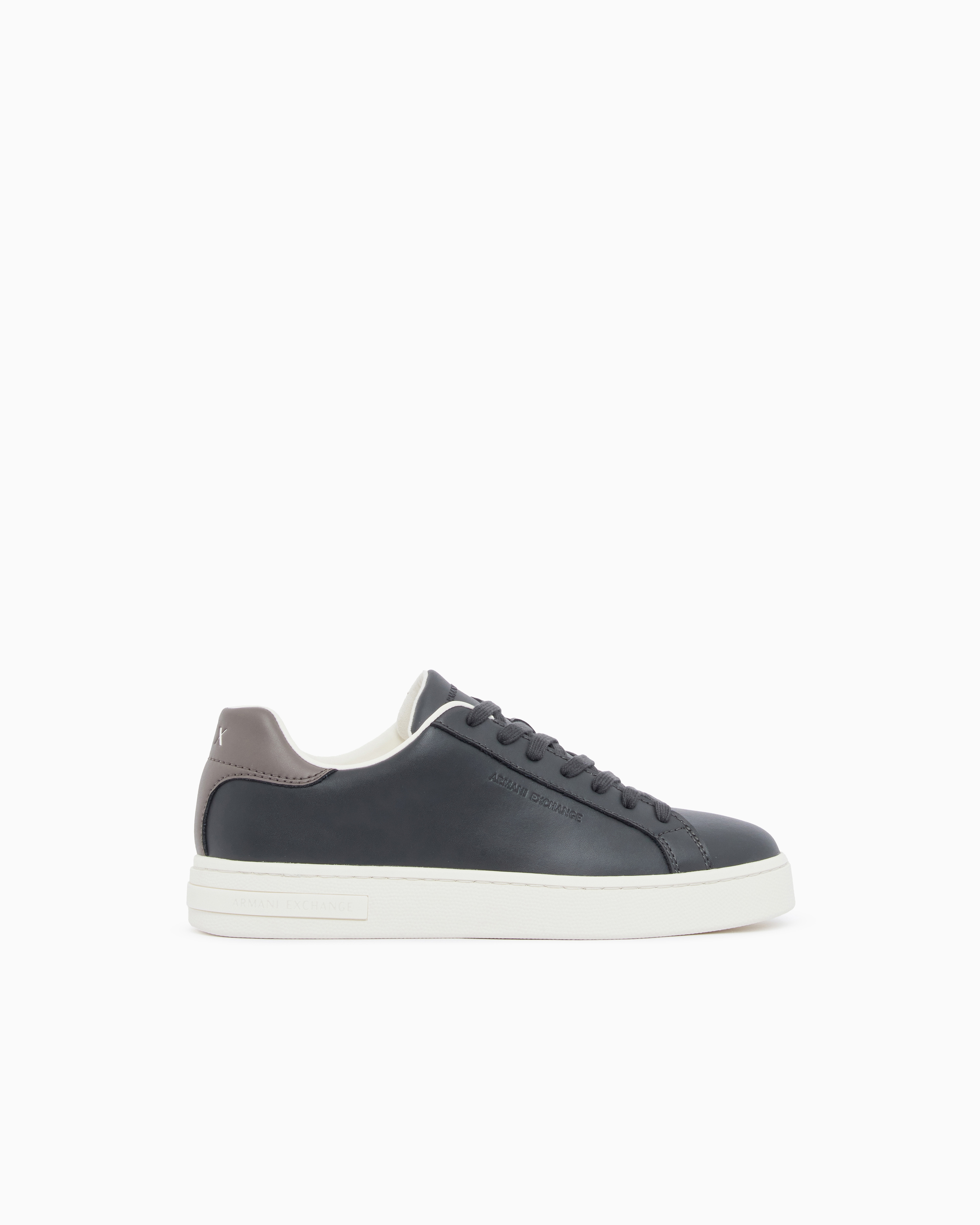 Sneakers split leather with cotton lining | Armani Exchange US