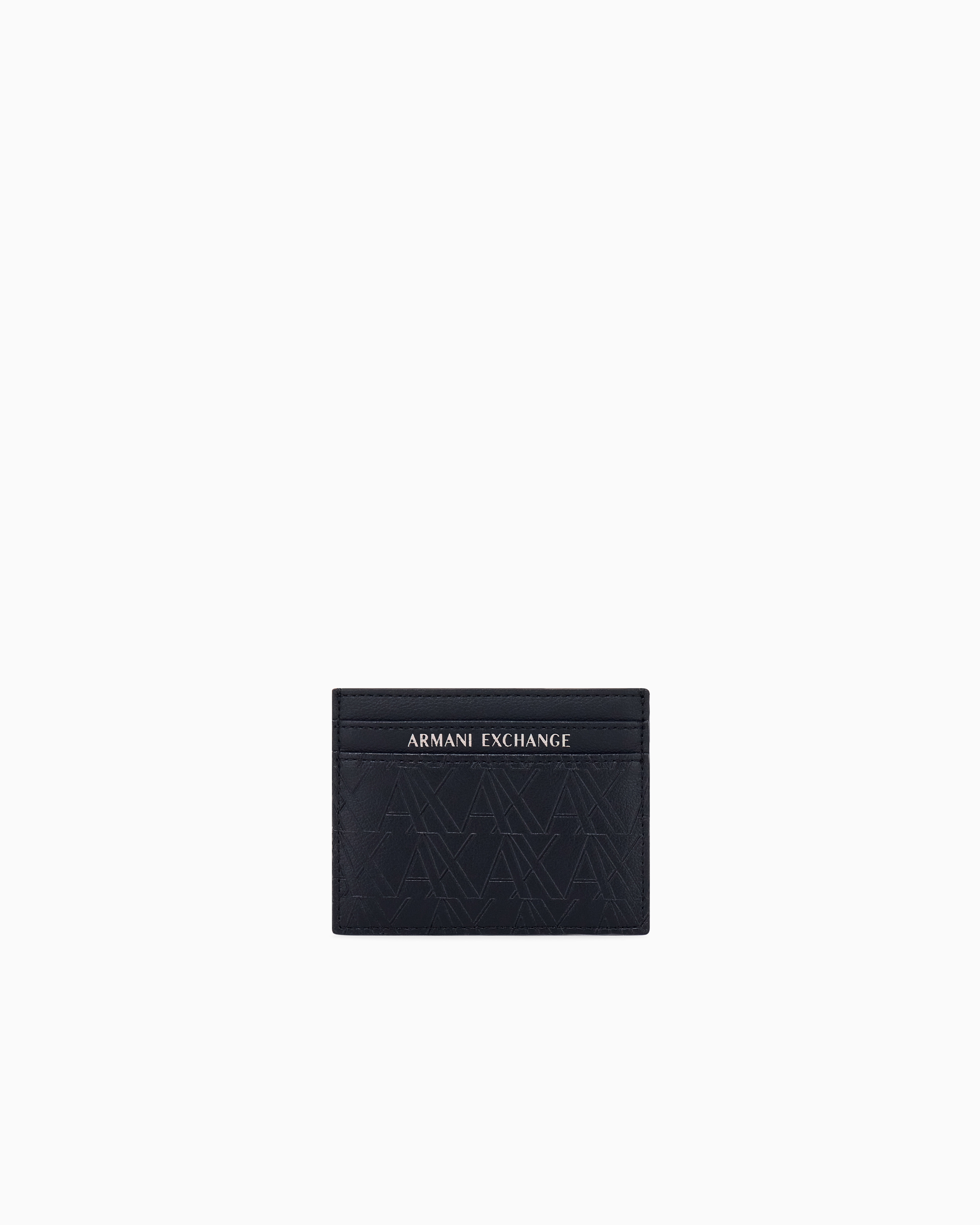 Credit card holder in coated fabric | Armani Exchange US