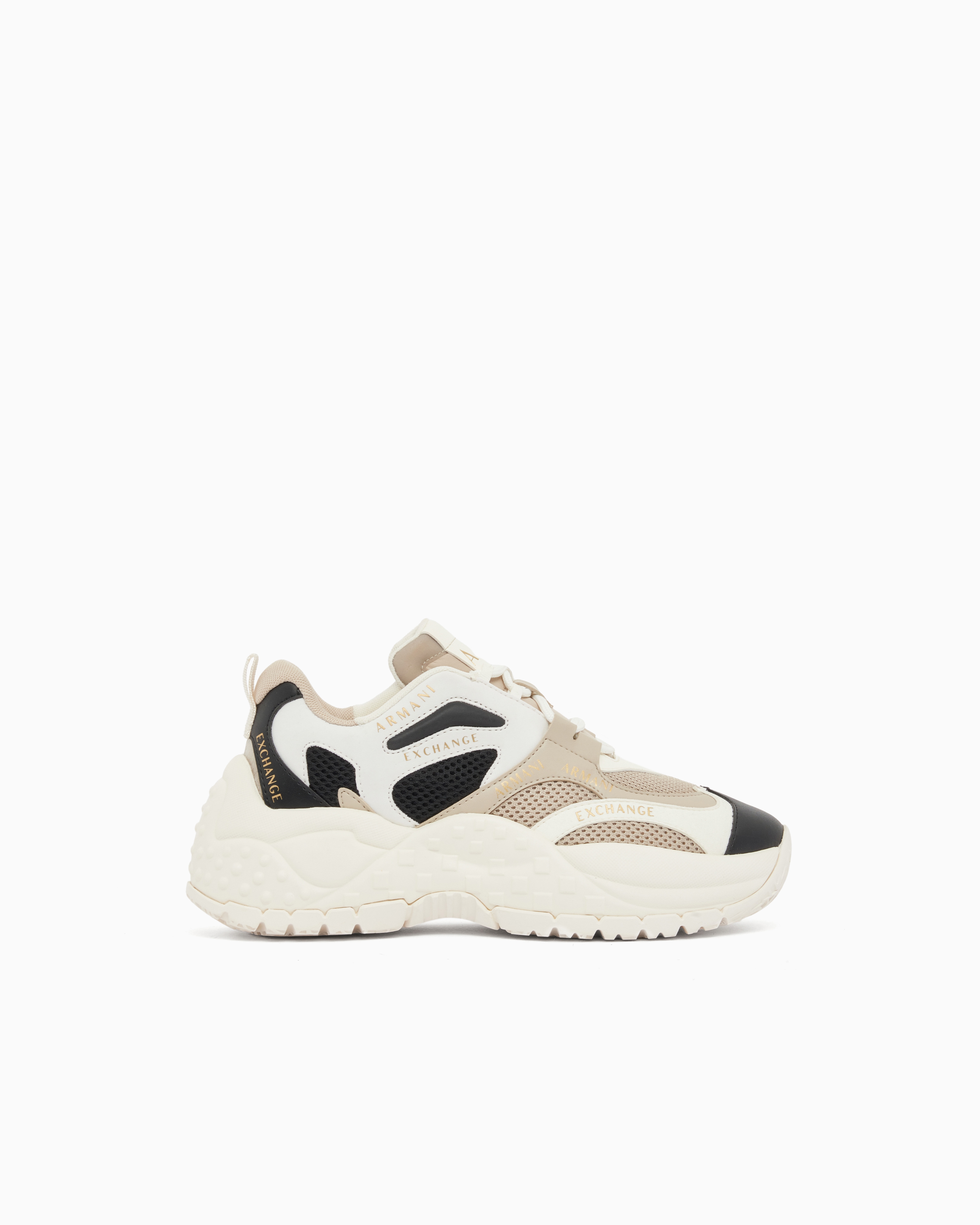 Sneakers in mesh and microsuede | Armani Exchange