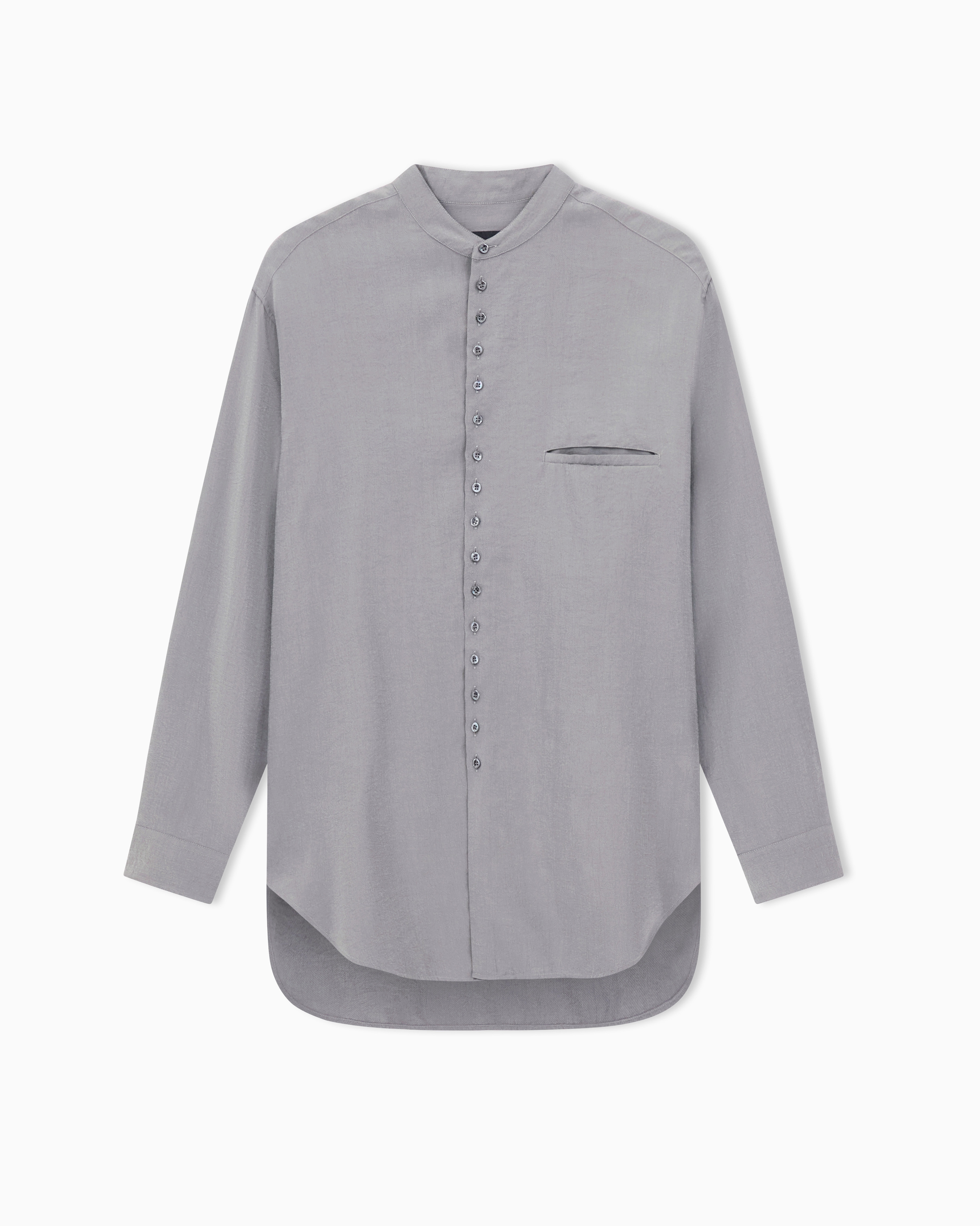 washed-silk shirt | Giorgio Armani US