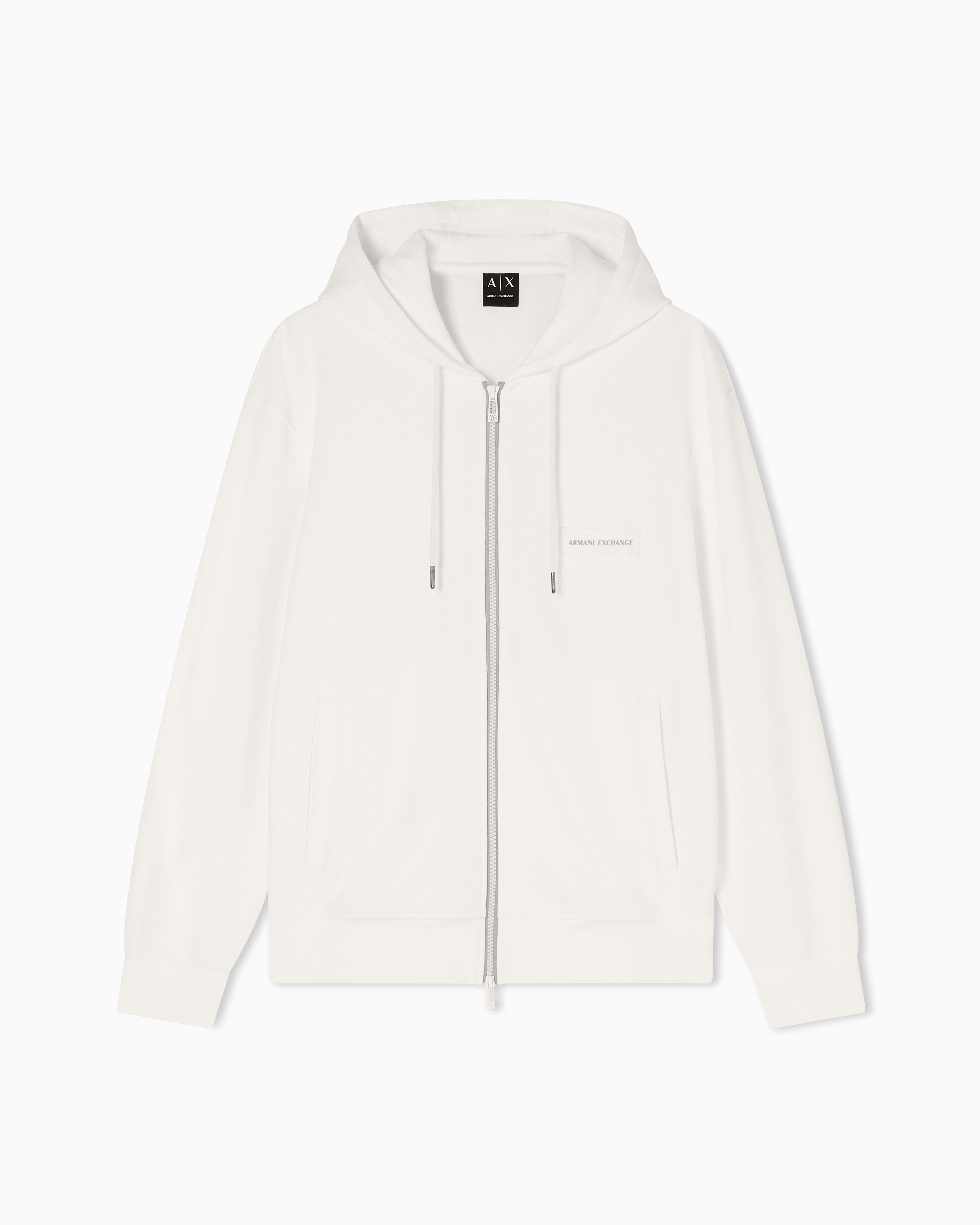 AXロゴ フーデッドジップアップスウェットシャツ | Armani Exchange JP