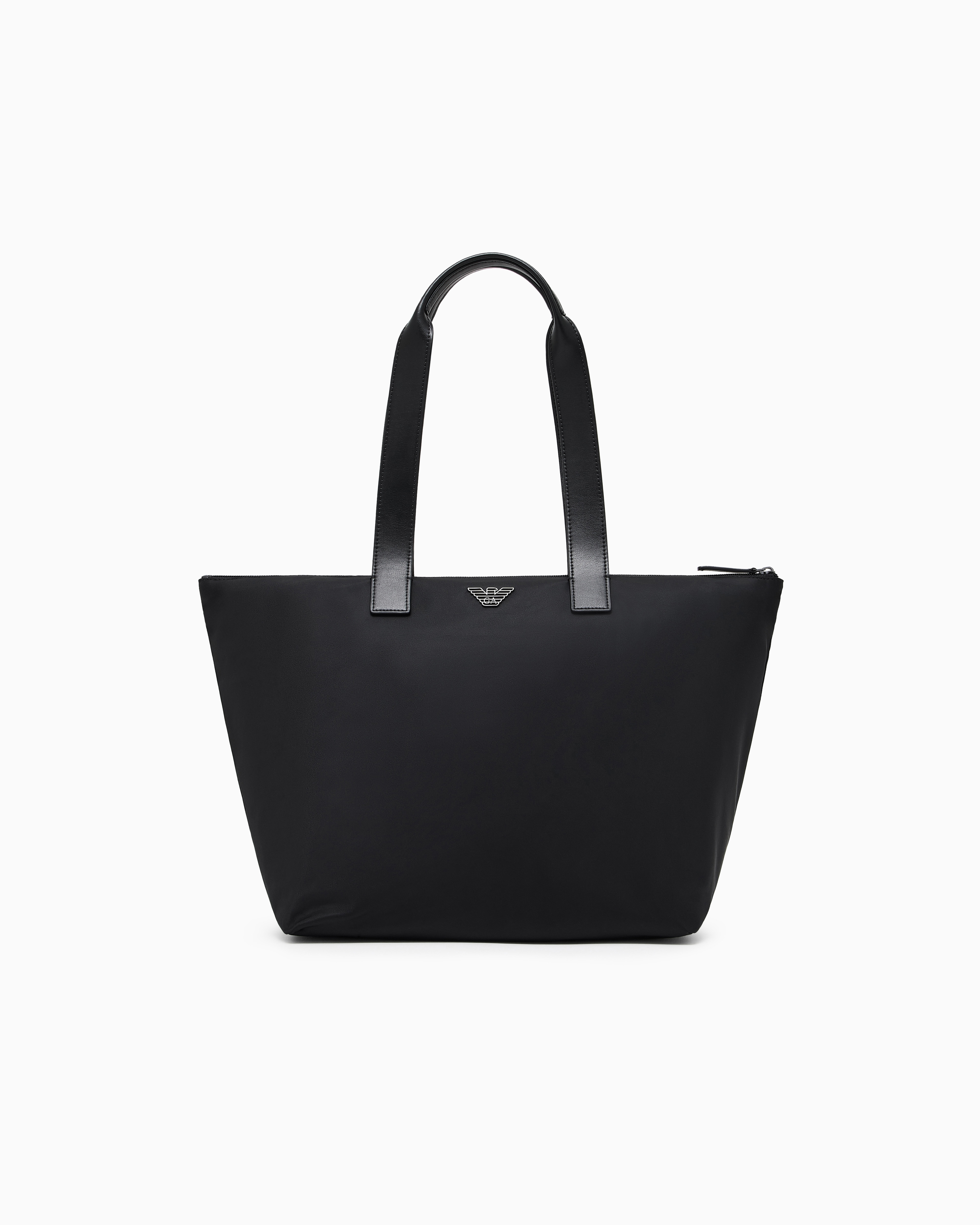 Foldable tote bag with matching pouch and zip closure | Emporio