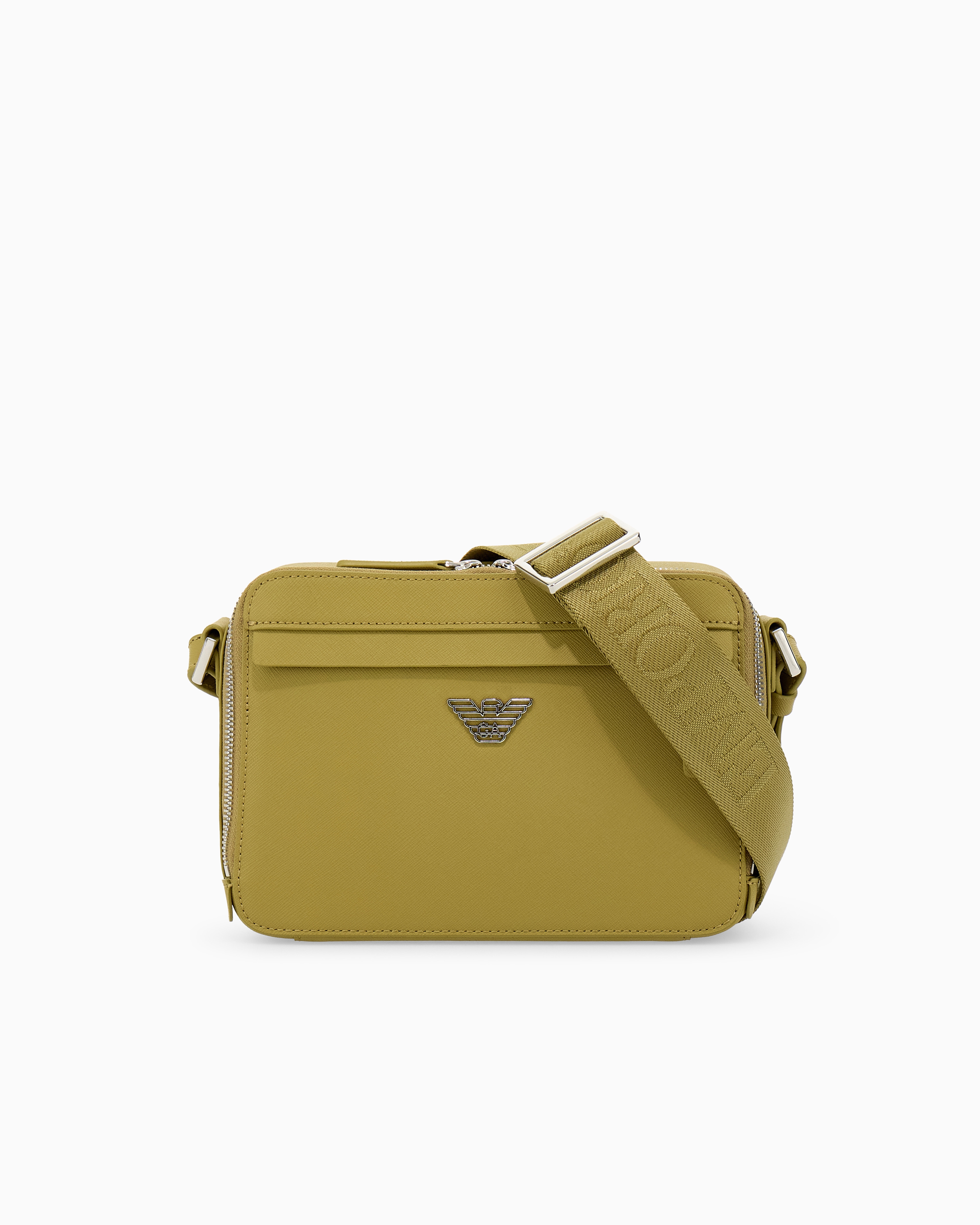 サフィアーノプリント ミニクロスボディバッグ | Emporio Armani