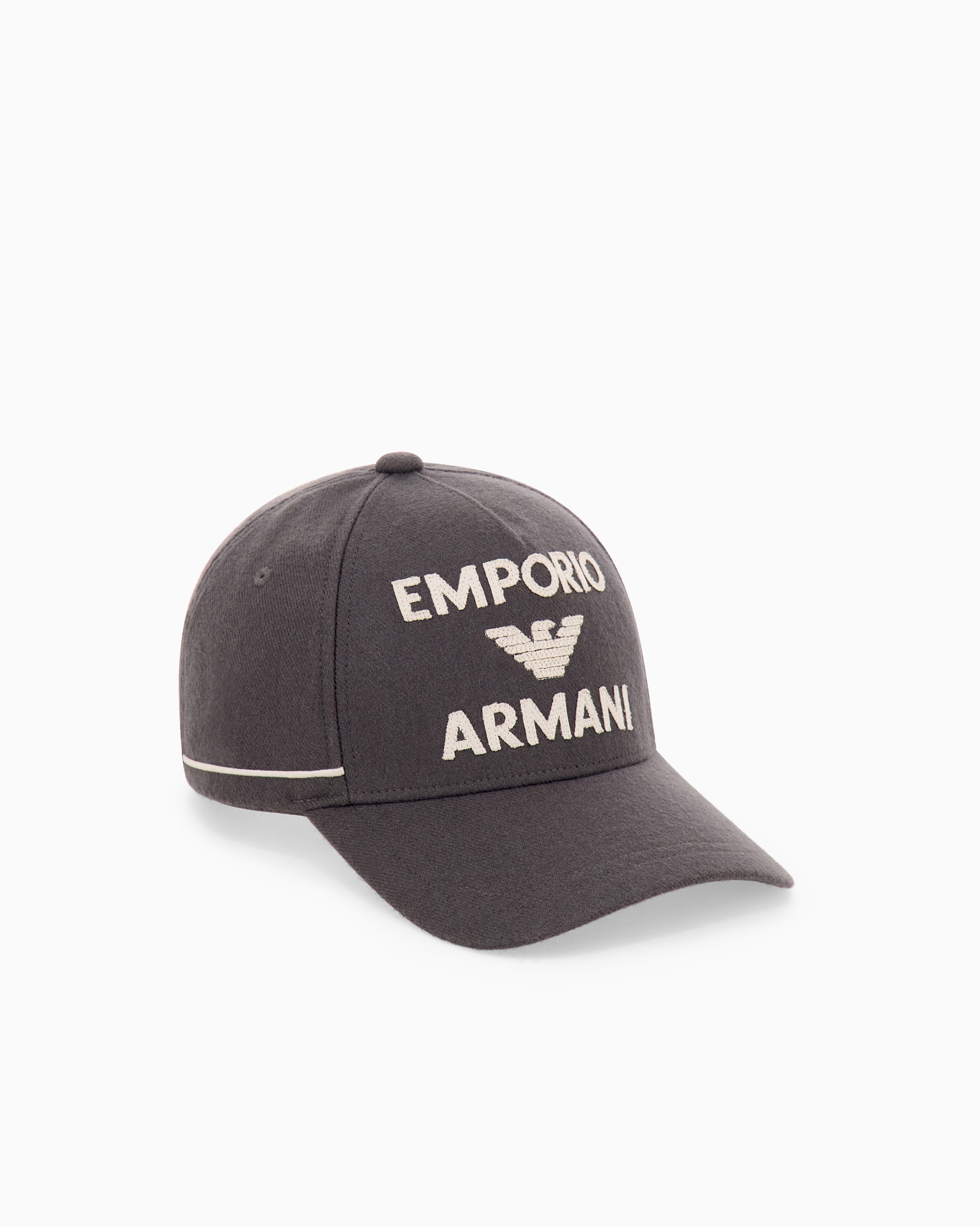 Baseball hat wool cashmere with adjustable strap | Emporio Armani