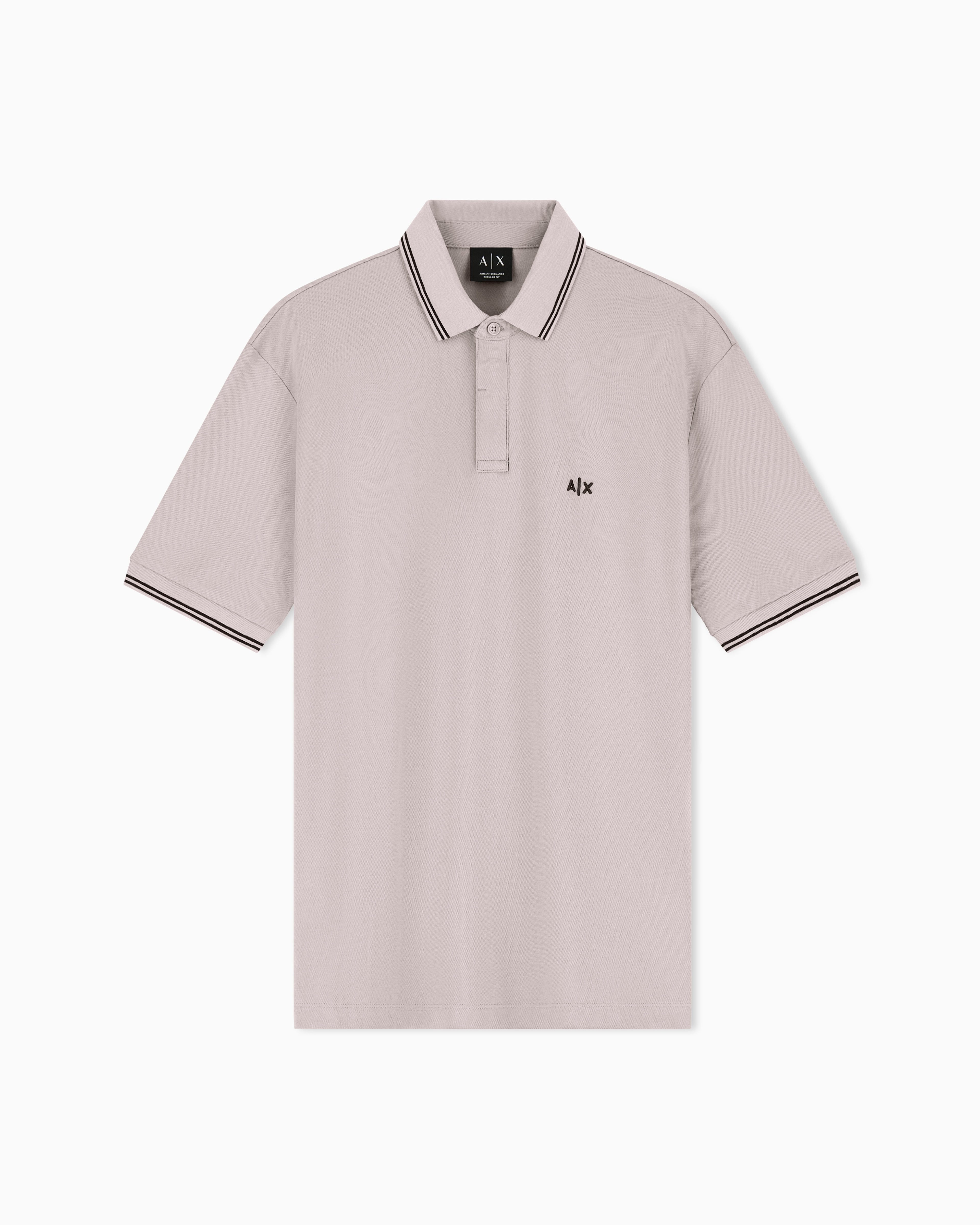 regular fit polo shirt in stretch cotton piquet | Armani Exchange US