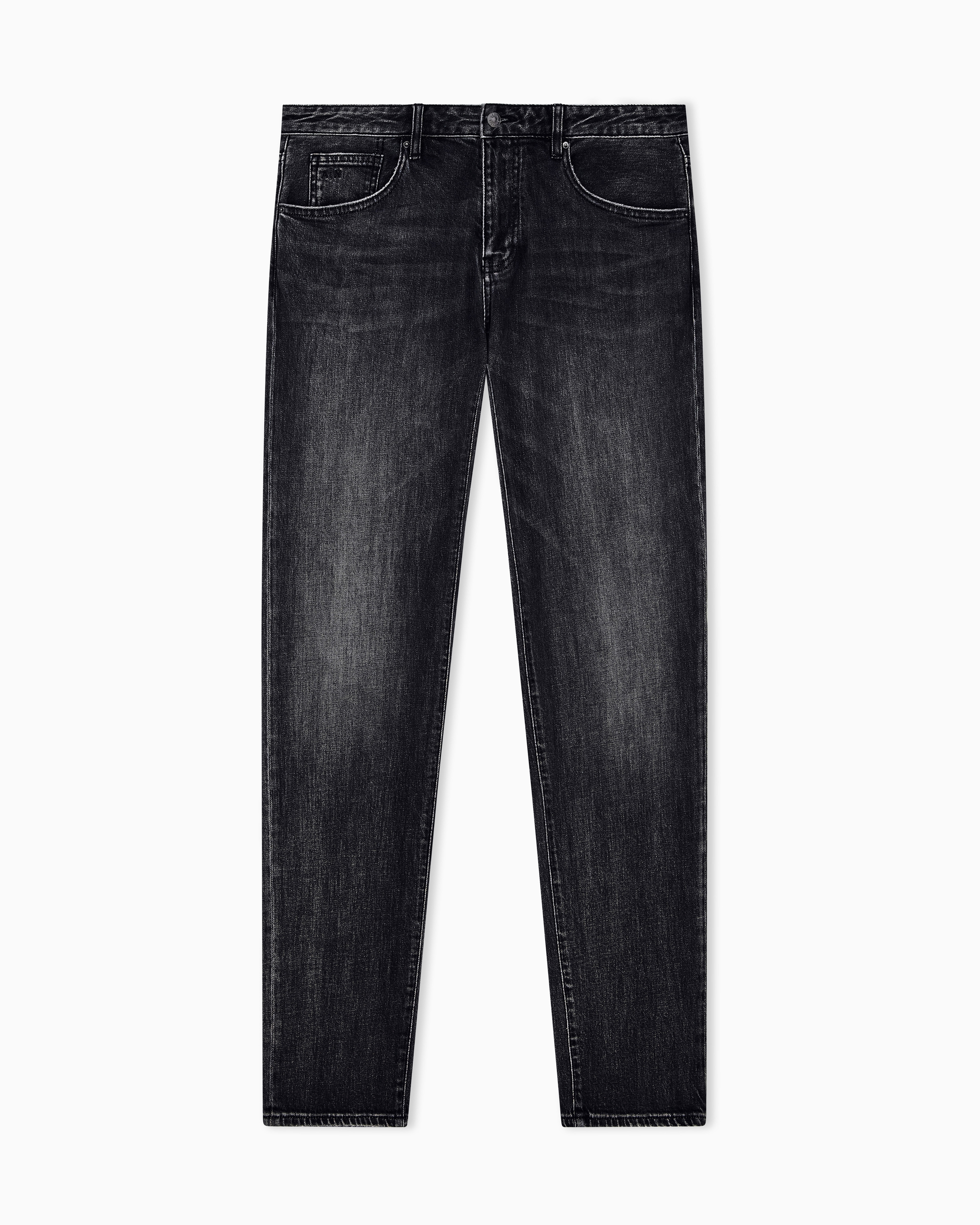 ブラックウォッシュコンフォートスリム デニムパンツ | Armani Exchange JP