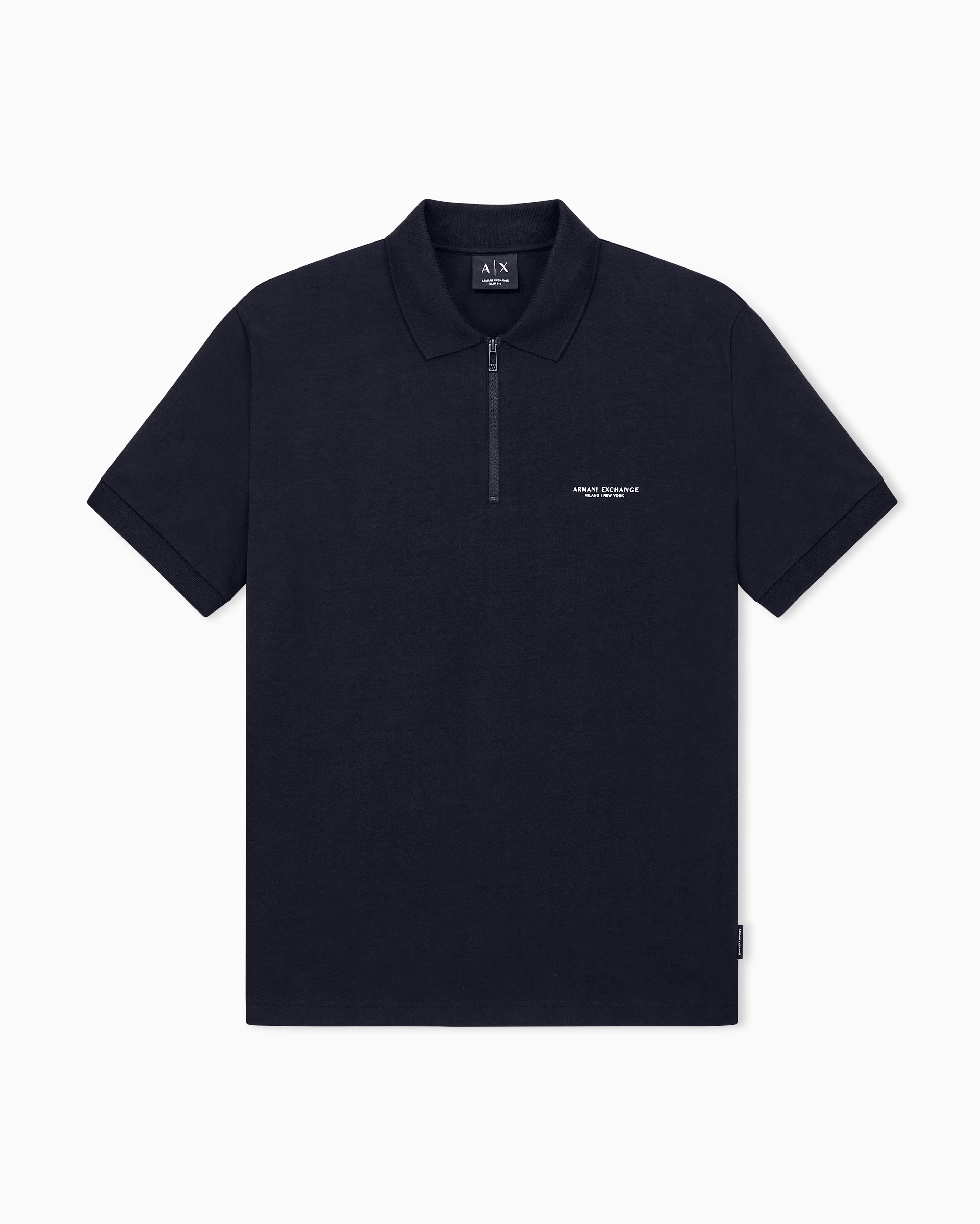slim fit polo shirt stretch cotton jersey | Armani Exchange US
