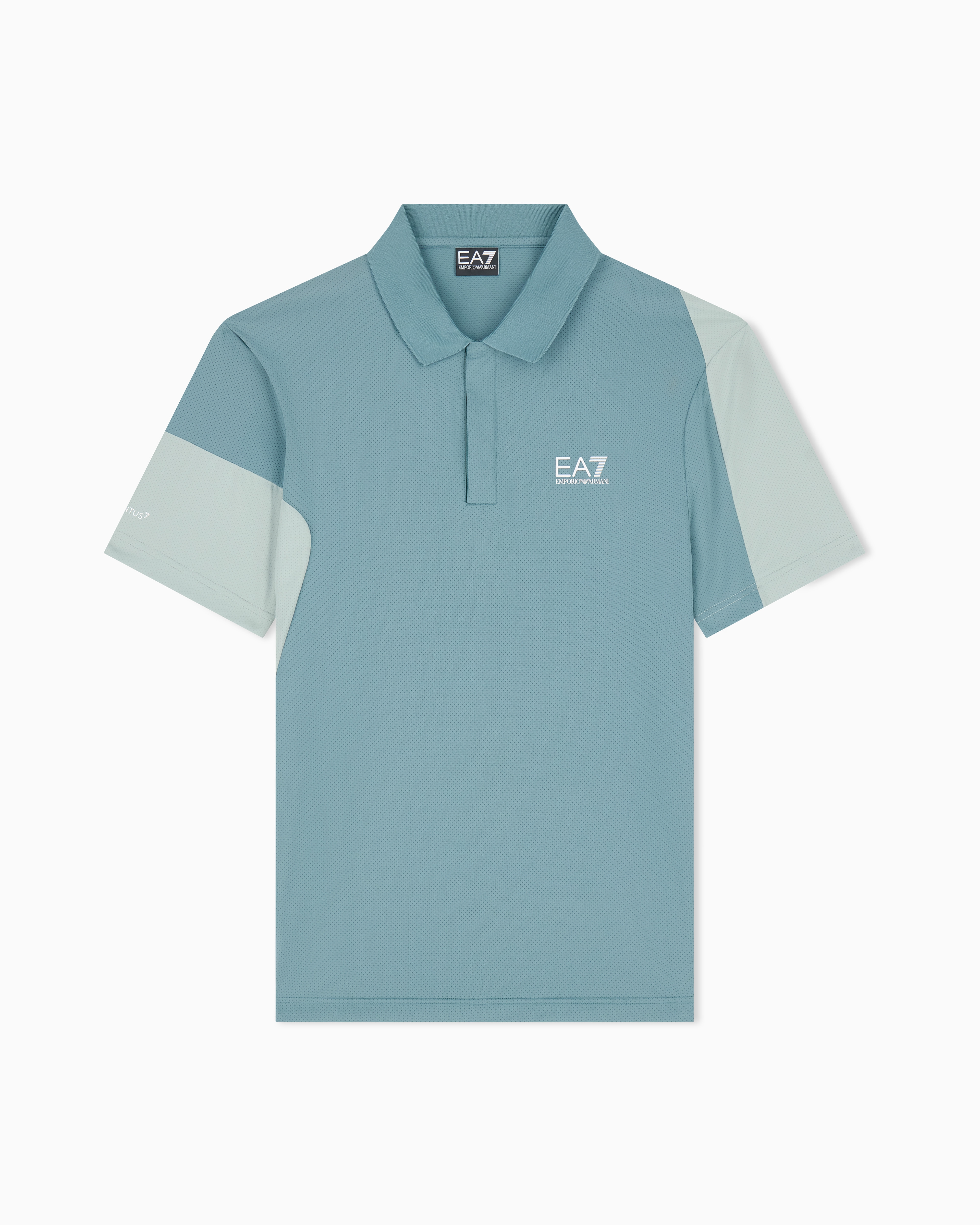 EA7 - polo shirt Tennis Pro block jersey regular fit, Man, Green, Size: 3XL